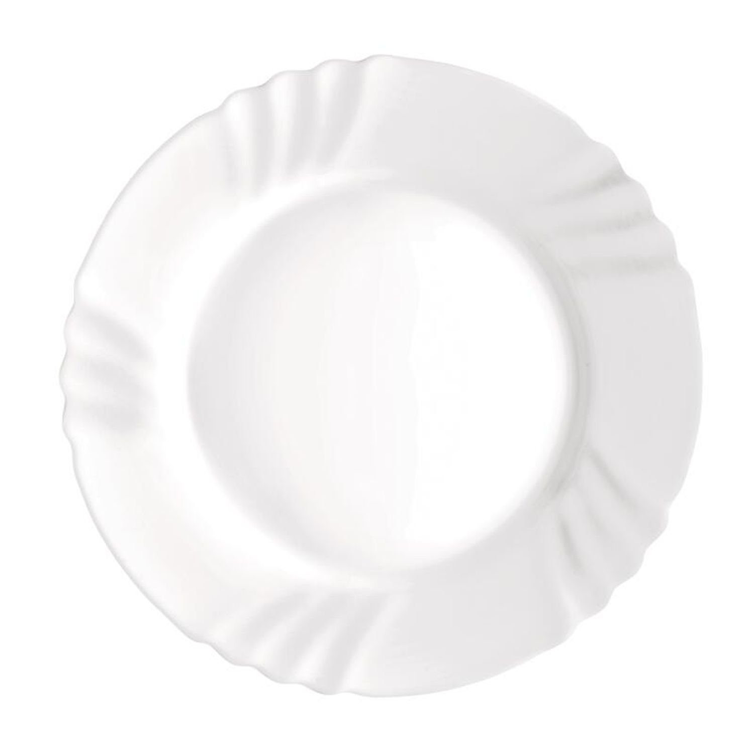 Bormioli Rocco Teller 36x Teller Weiß Flach Servierplatte Essen Speisen Untersetzer Geschirr