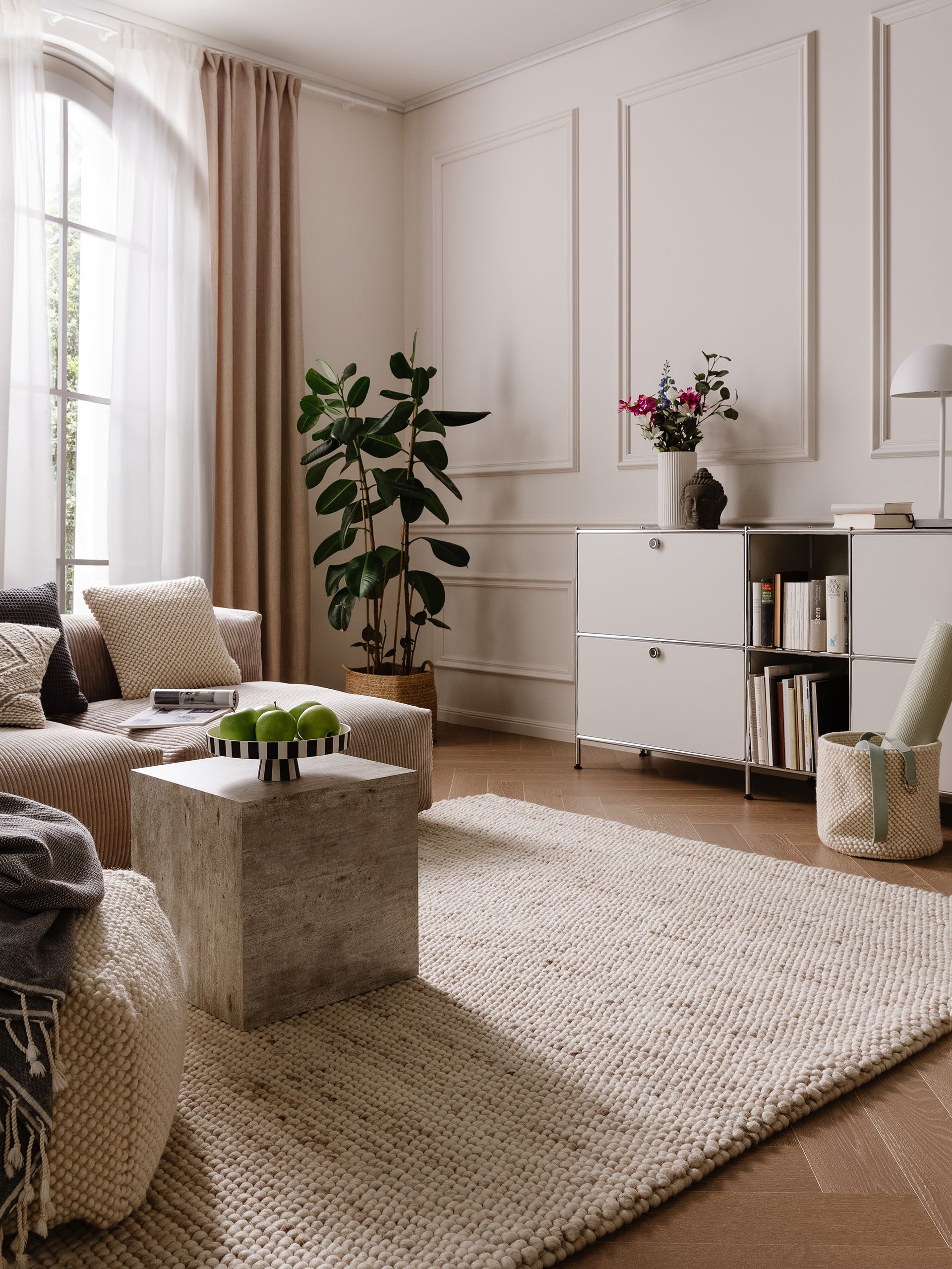 benuta Wollteppich Beads, rechteckig, Höhe: 11 mm, Teppich Wohnzimmer, Schl günstig online kaufen