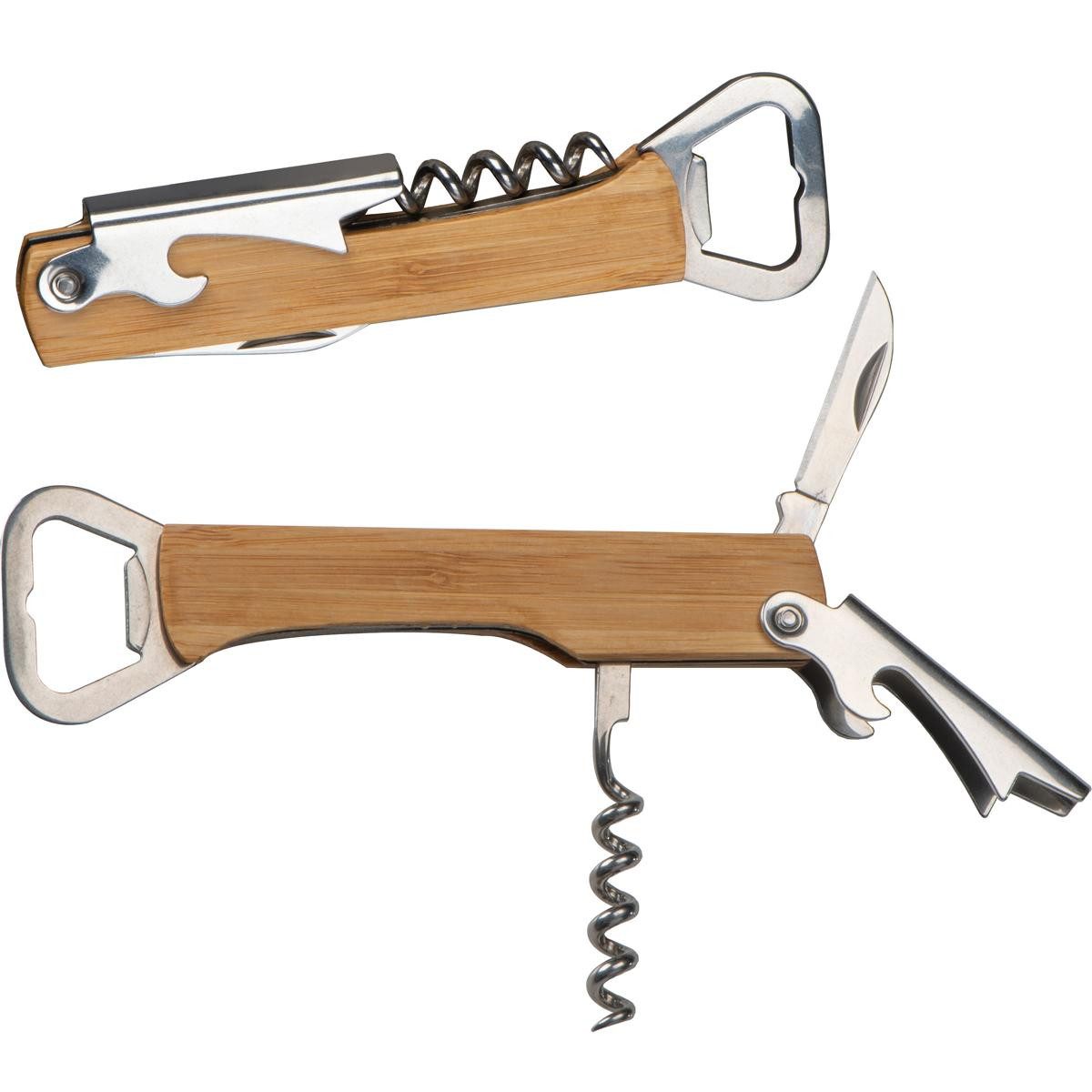 Macma Flaschenöffner Kellnermesser / mit Flaschenöffner, Korkenzieher, Folienschreiber