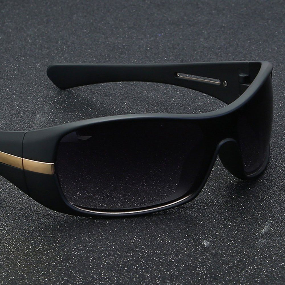 Polarisierte UV Sonnenbrille GLAMO Sportbrille Fahrradbrille Glod Sonnenbrille Herren Schutz