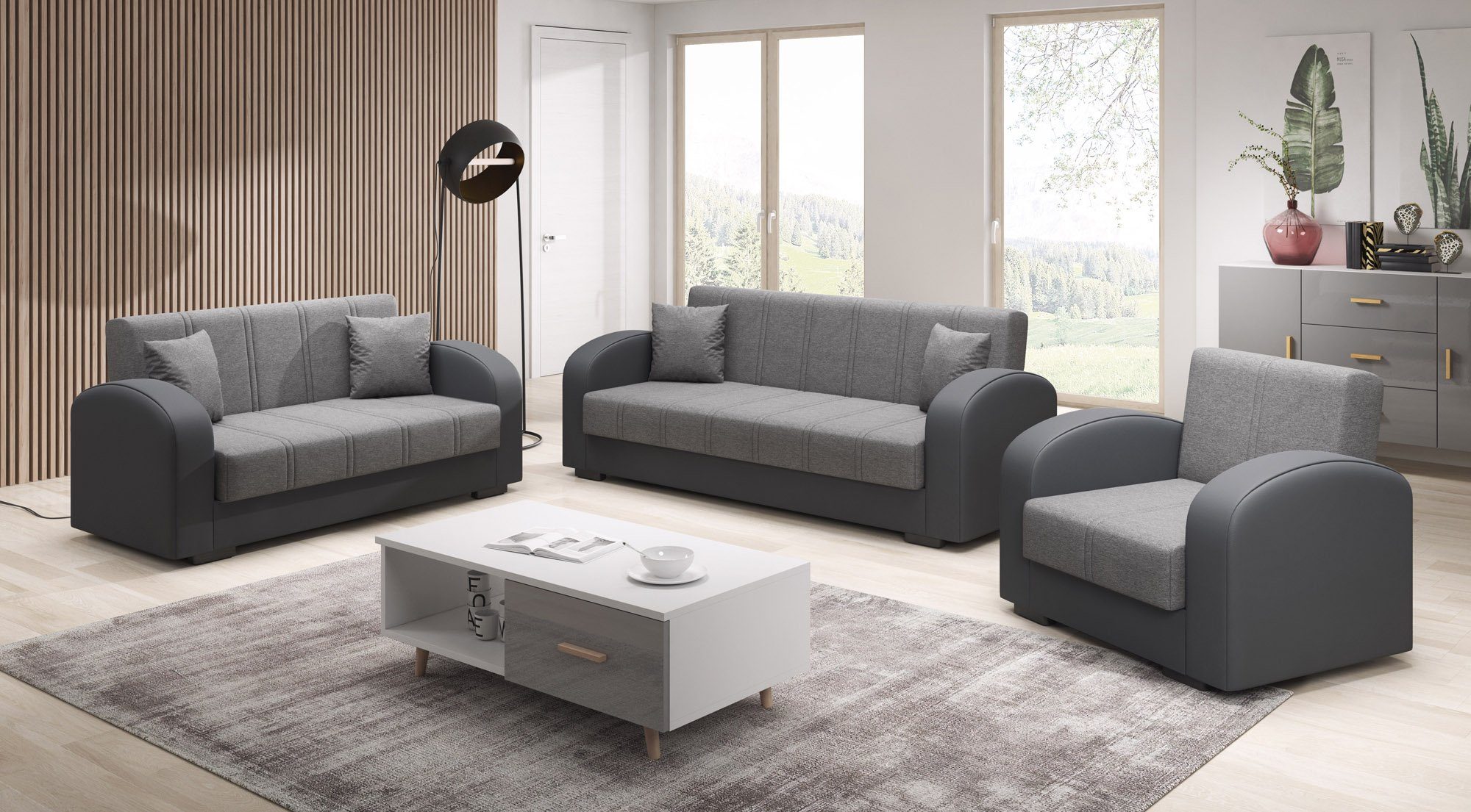 interbed Sofa 3-2-1 Sofa Set Vera, 3-2-1 Sofa online kaufen | OTTO