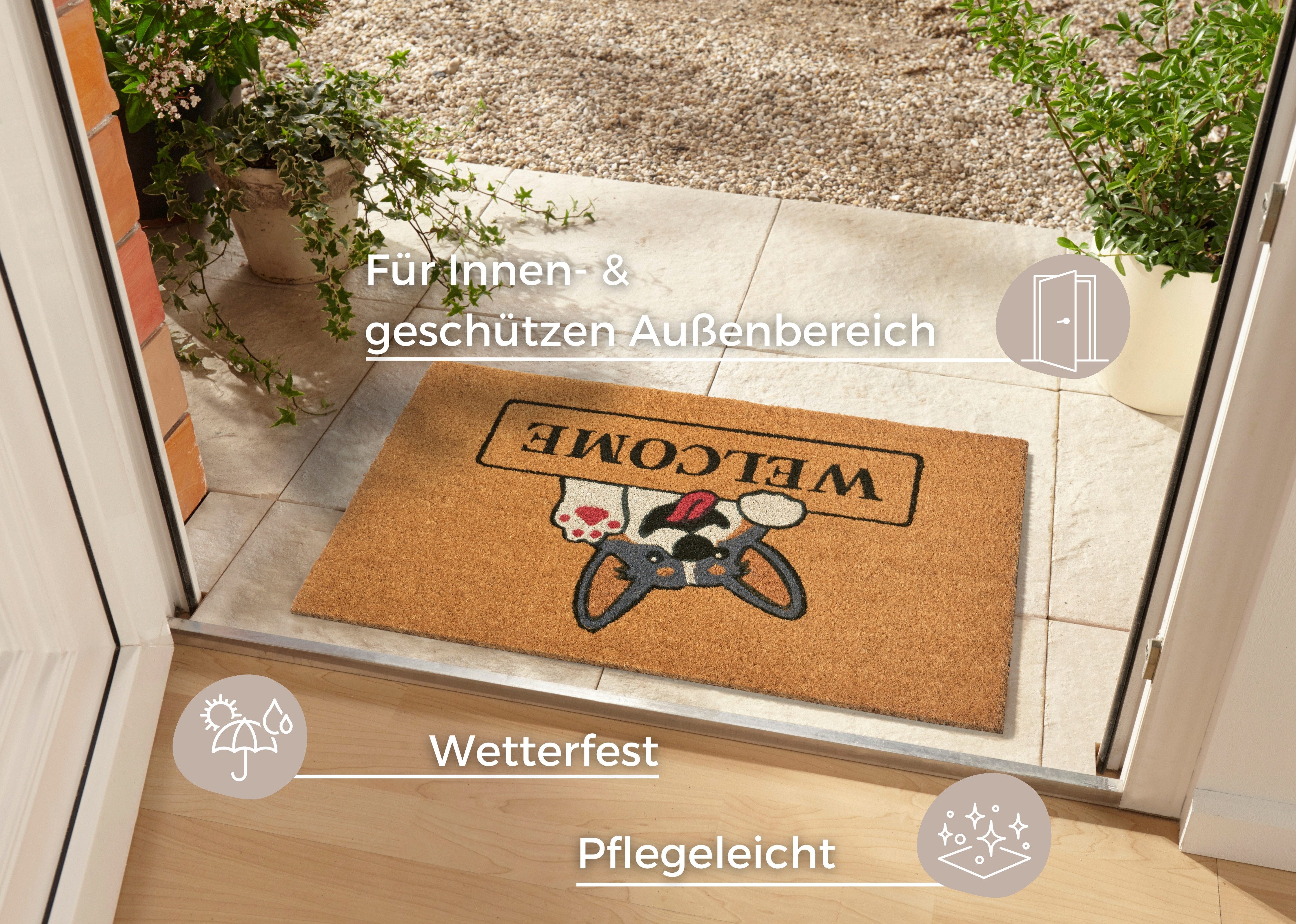 HANSE Home Fußmatte Welcome & Dog, günstig online kaufen
