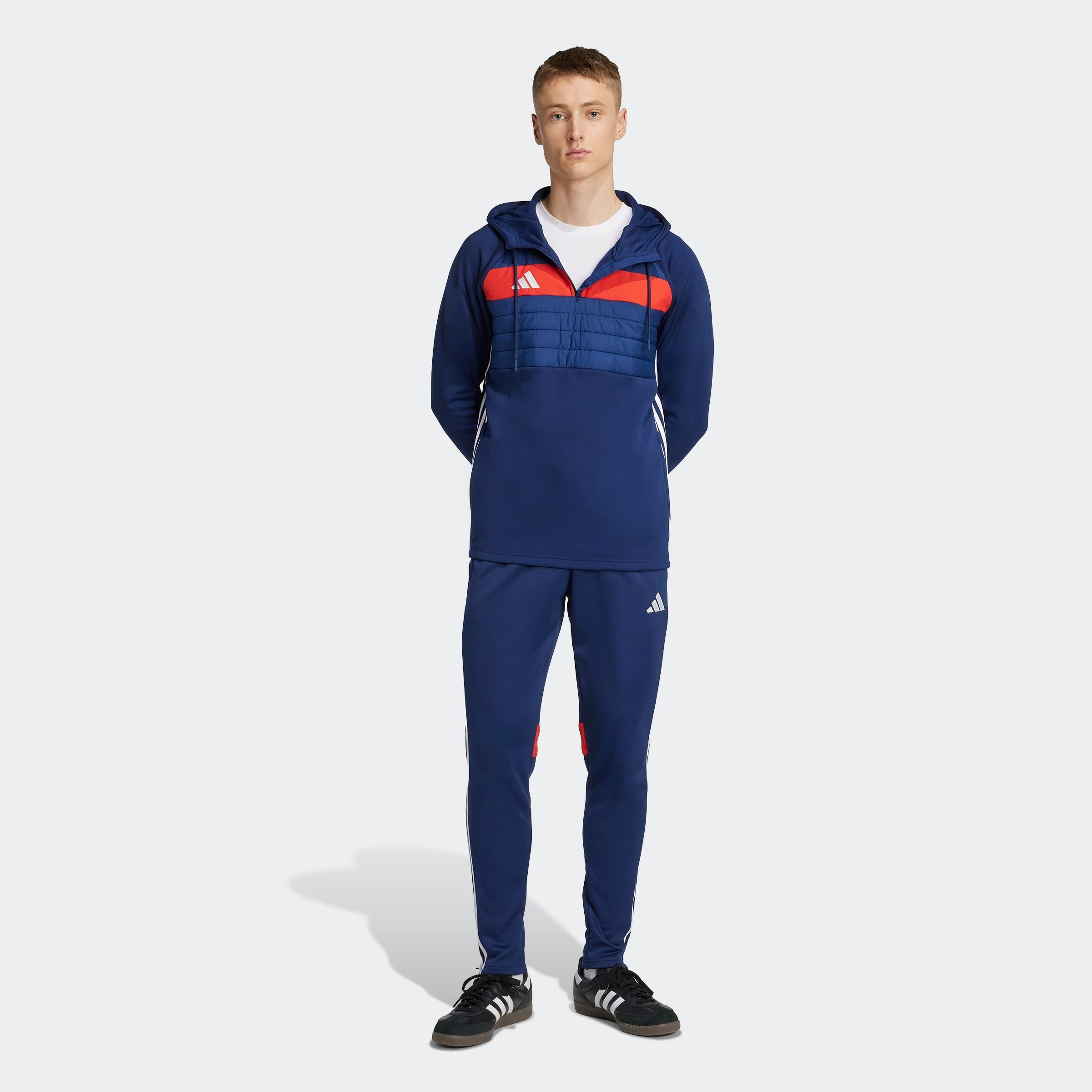 adidas Performance Kapuzensweatshirt TIRO 25 ESSENTIALS WINTERIZED TRAININGSOBERTEIL
