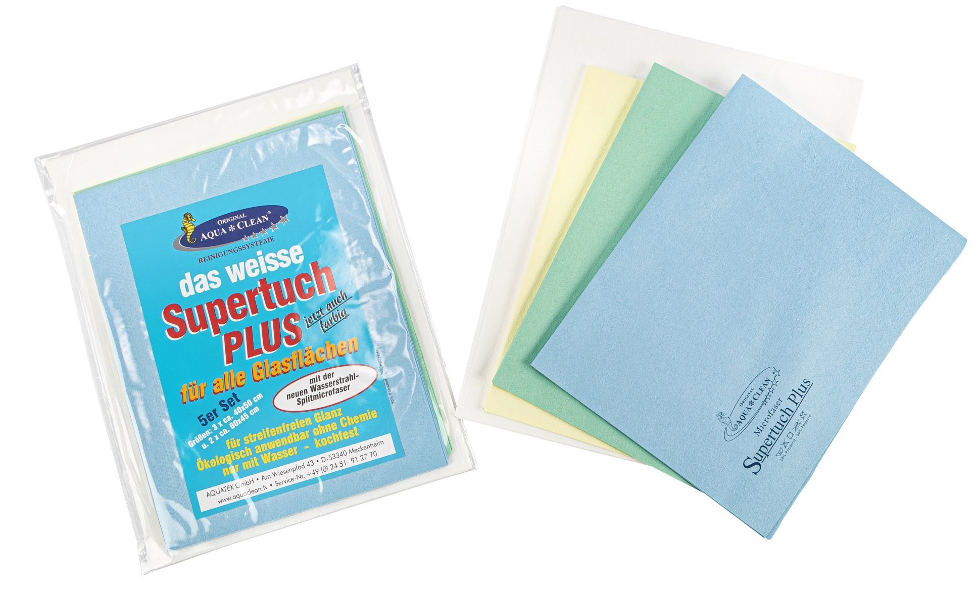 Supertuch Plus 5er Set Mikrofasertuch