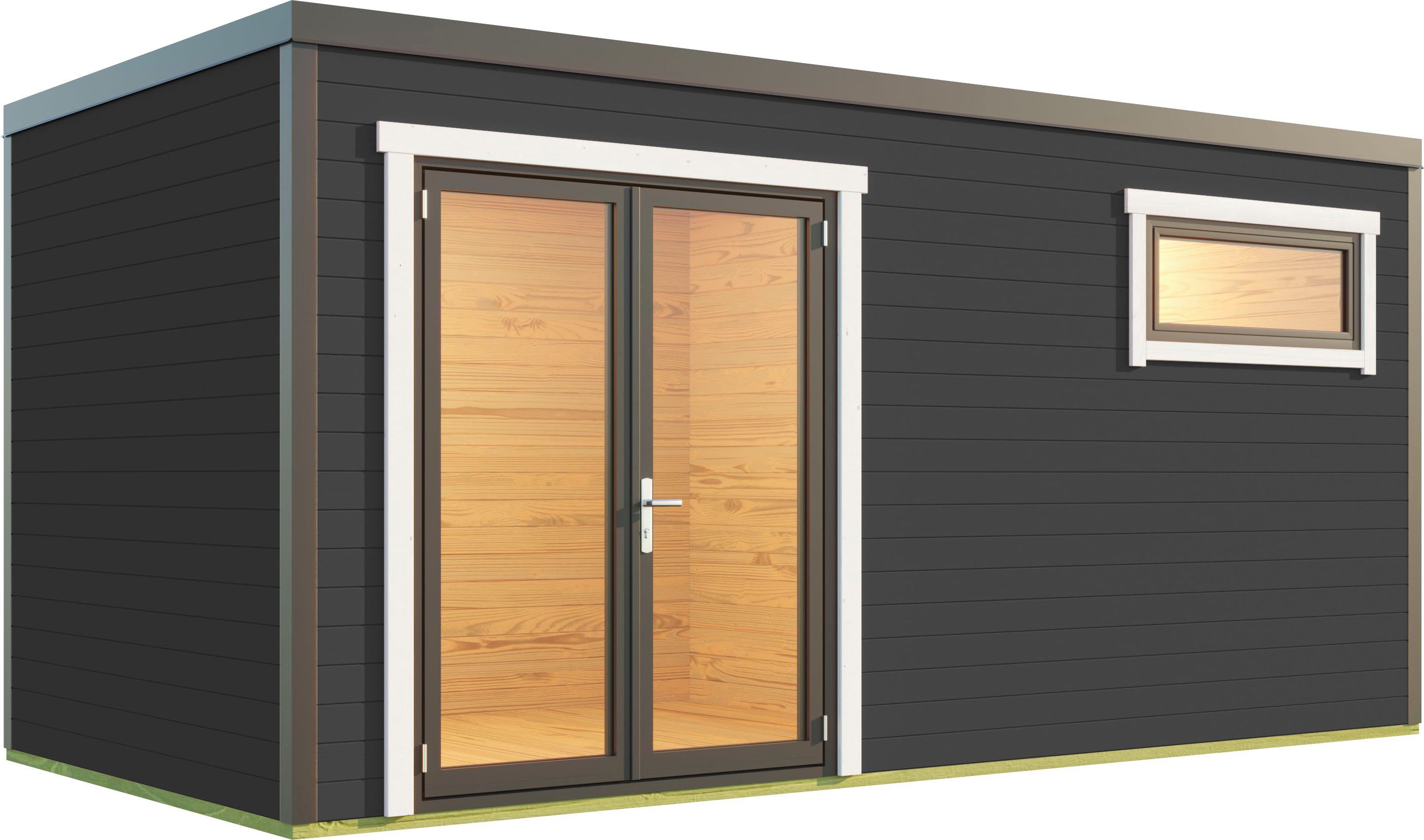 LASITA MAJA Gartenhaus SARDINIA, BxT: 500x250 cm, (Set, inkl. Fussbodenbretter zum verlegen)