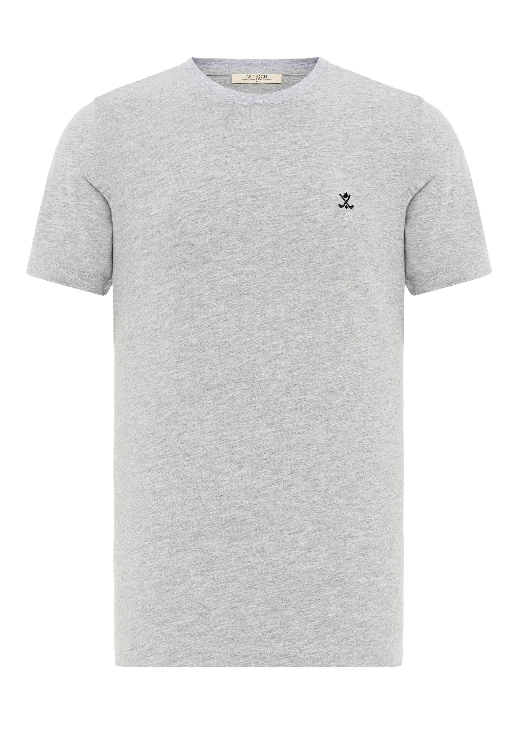 Antioch  T-Shirts & Poloshirts Henri Crewneck Regular Fit Basic T-Shirt günstig online kaufen