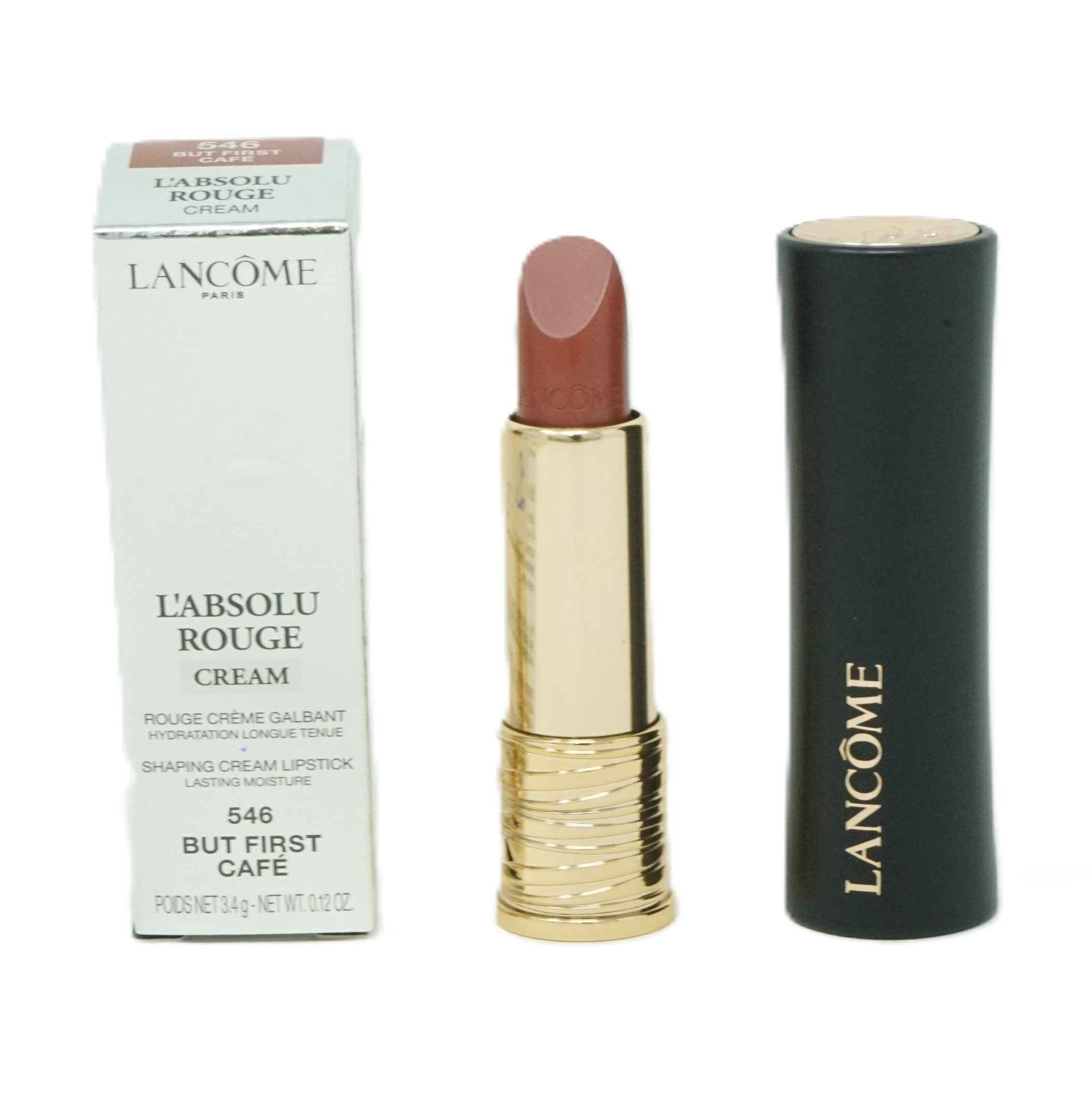 Lippenstift Lancome Absolu Rouge Cream Lippenstift 3,4g But first Cafe 546