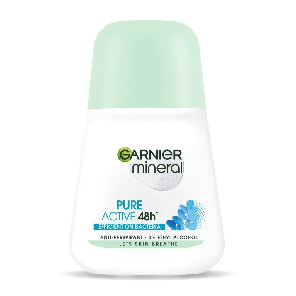 GARNIER Deo-Roller Mineral Roll-on Deodorant Pure Active 48h - 50ml