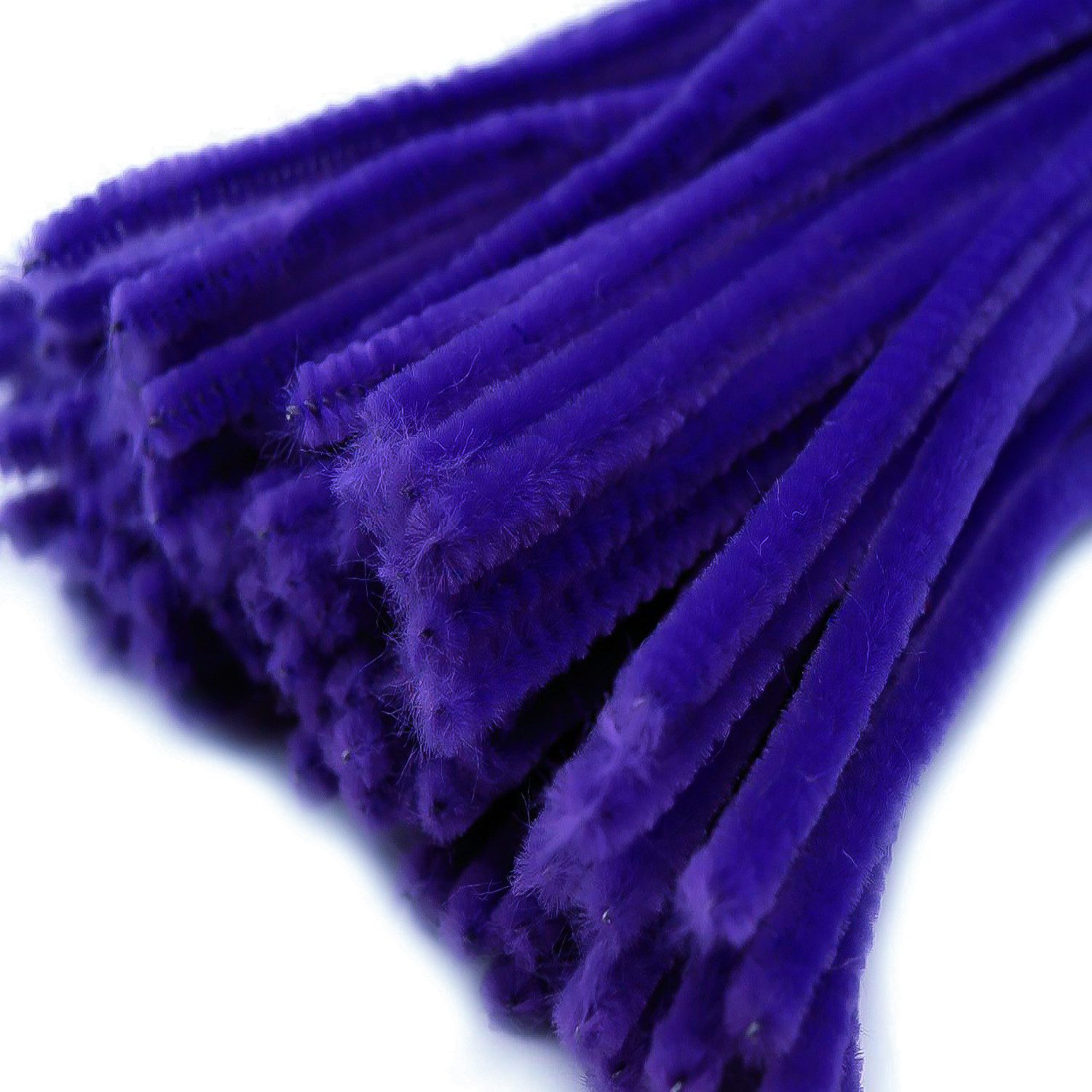 maDDma Basteldraht 20 Draht Pfeifenreiniger 6 mm Länge 30cm CHENILLE Farbe wählbar, blau