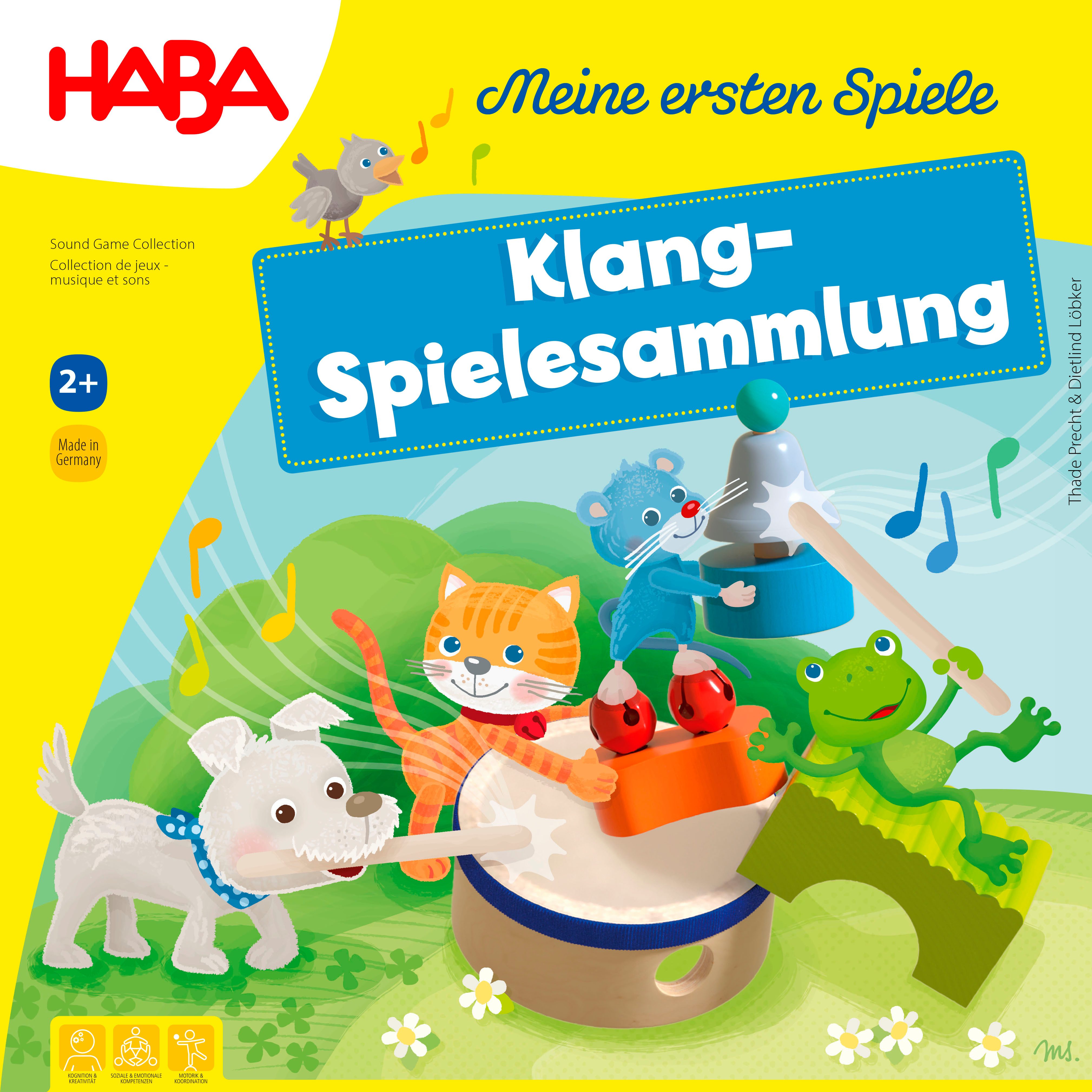 Haba Spiel Meine ersten Spiele - Klang-Spielesammlung Meine ersten Spiele, Kinderspiel, Made in Germany