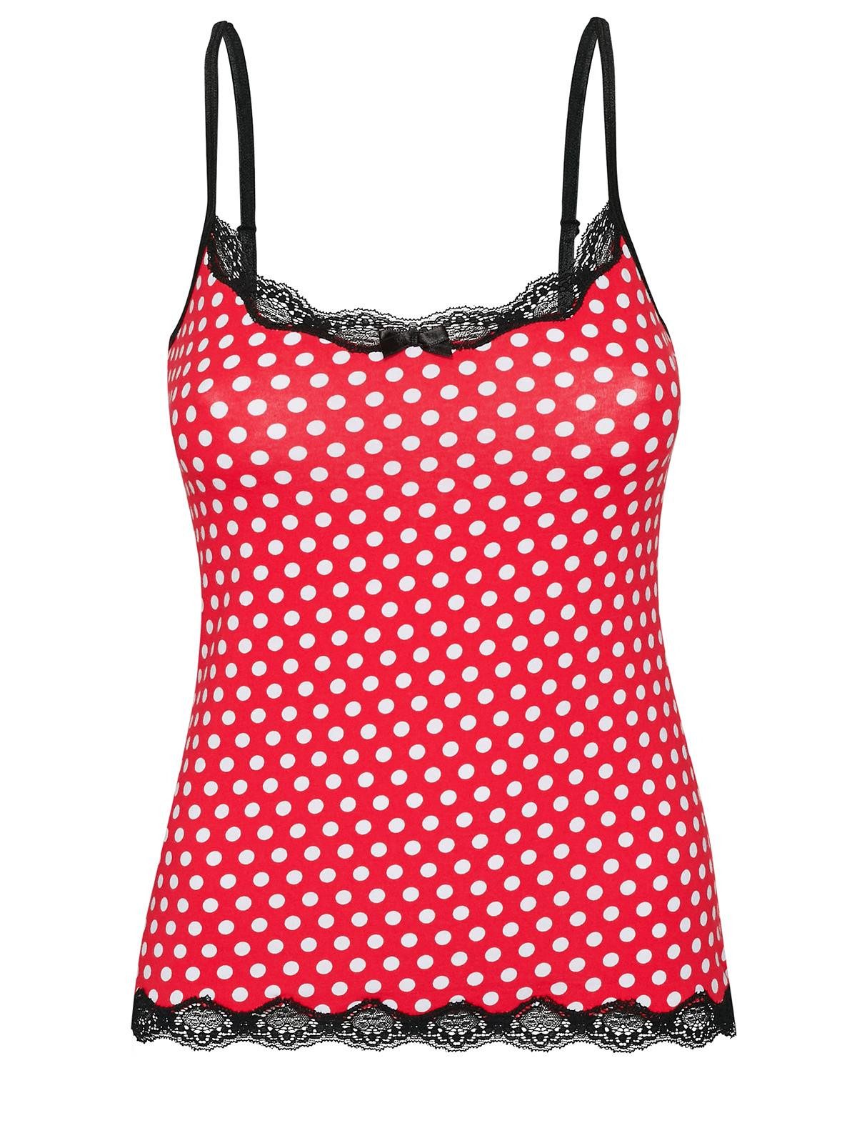 Pussy Deluxe Dotties Classic Top female rot allover günstig online kaufen