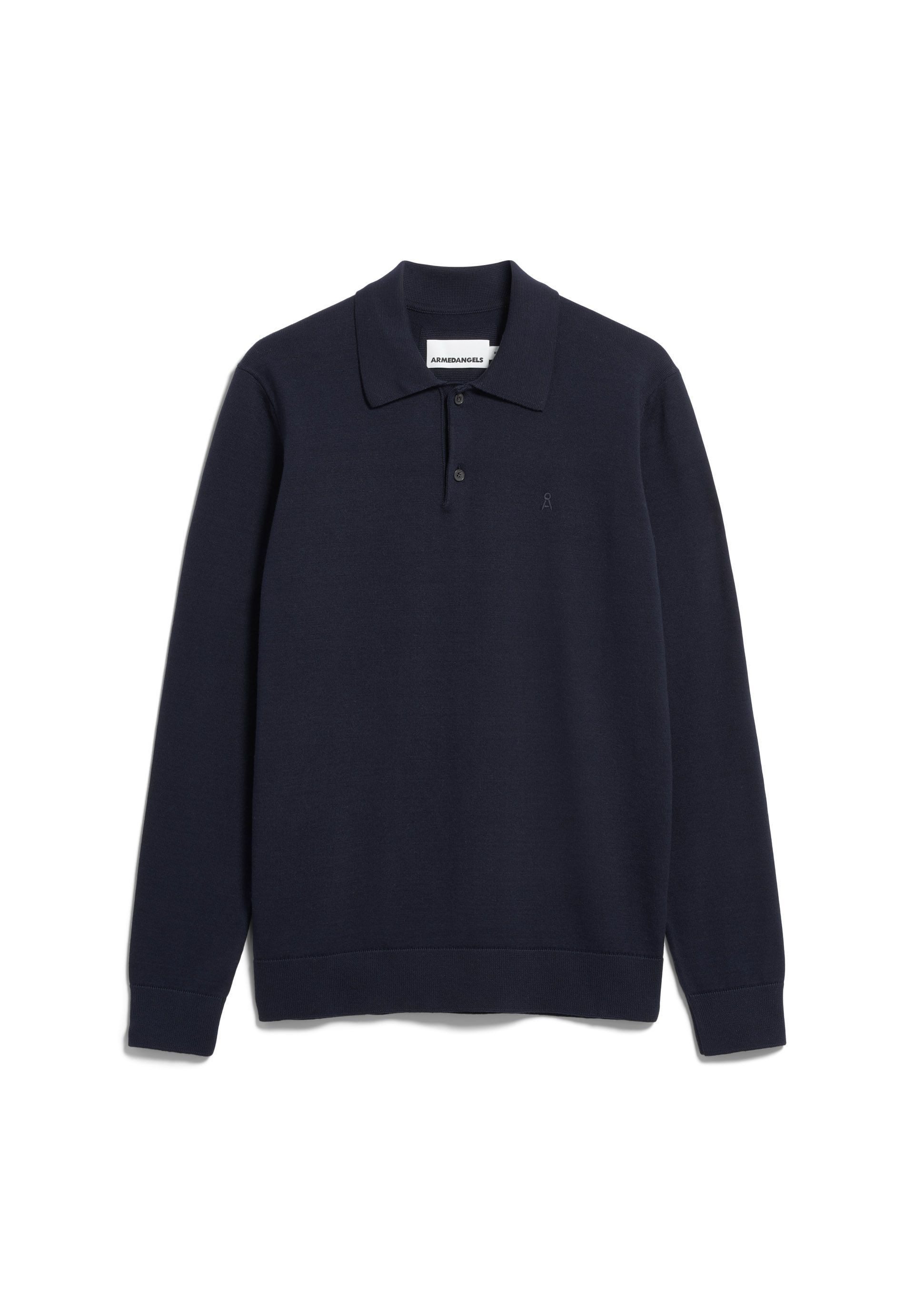 Armedangels Strickpullover KNIT POLO Polo aus Bio-Baumwolle Slim Fit