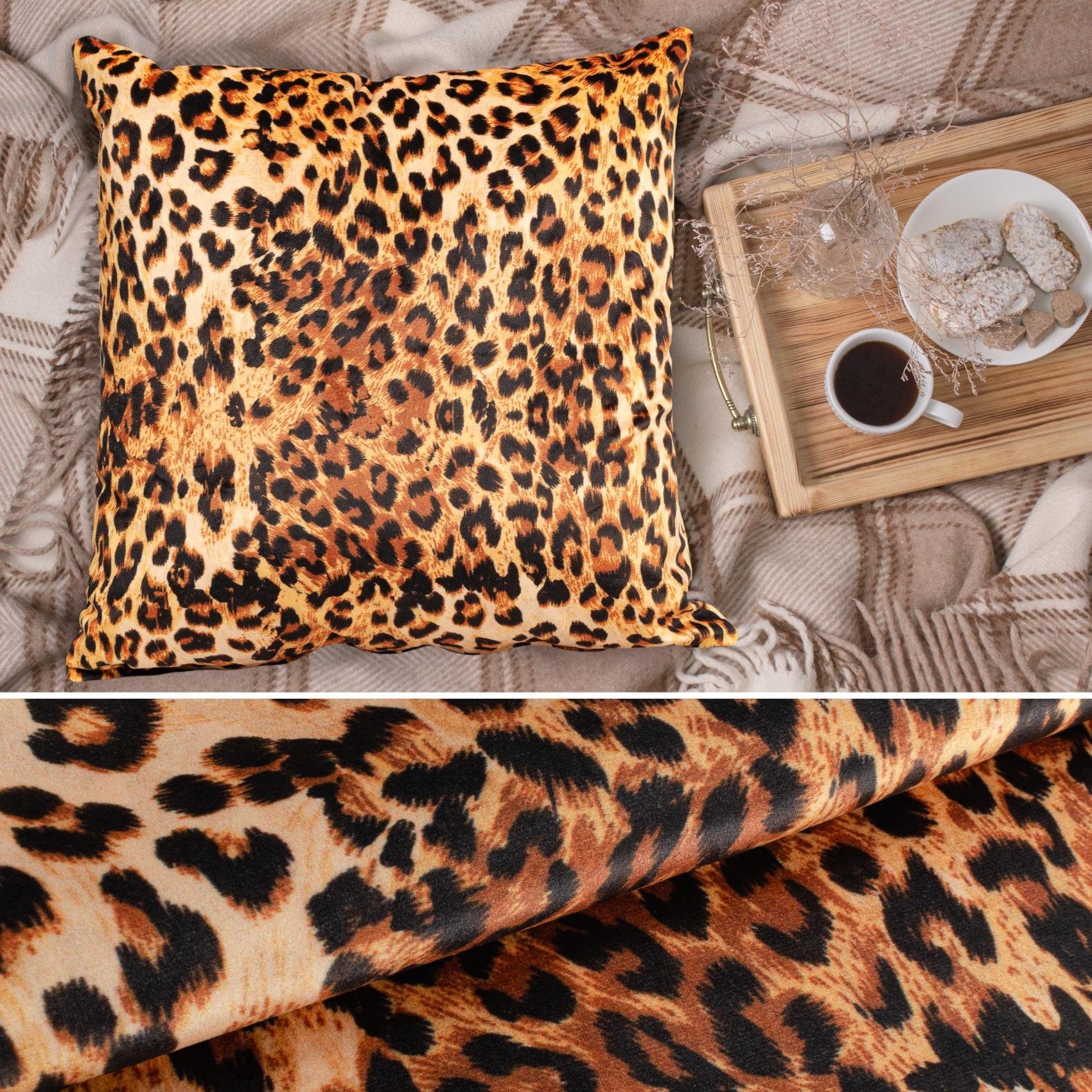 ANRO Dekokissen Verschiedene Kissenbezug Velours mit Motiv Zierkissen, Micr günstig online kaufen