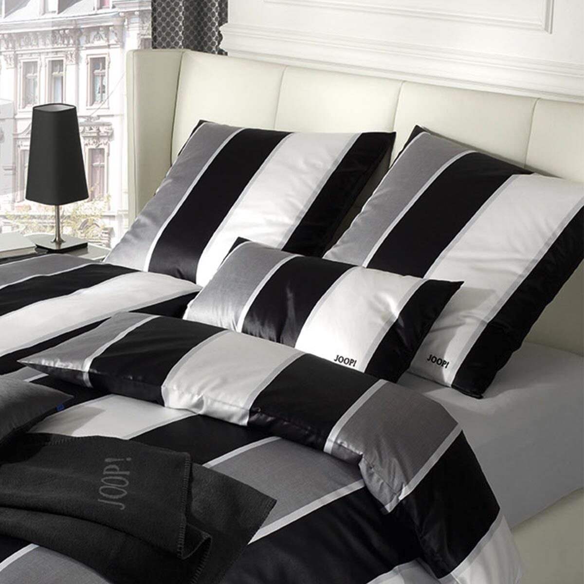 JOOP! Bettwäsche Lines, Mako Satin, 2 teilig günstig online kaufen