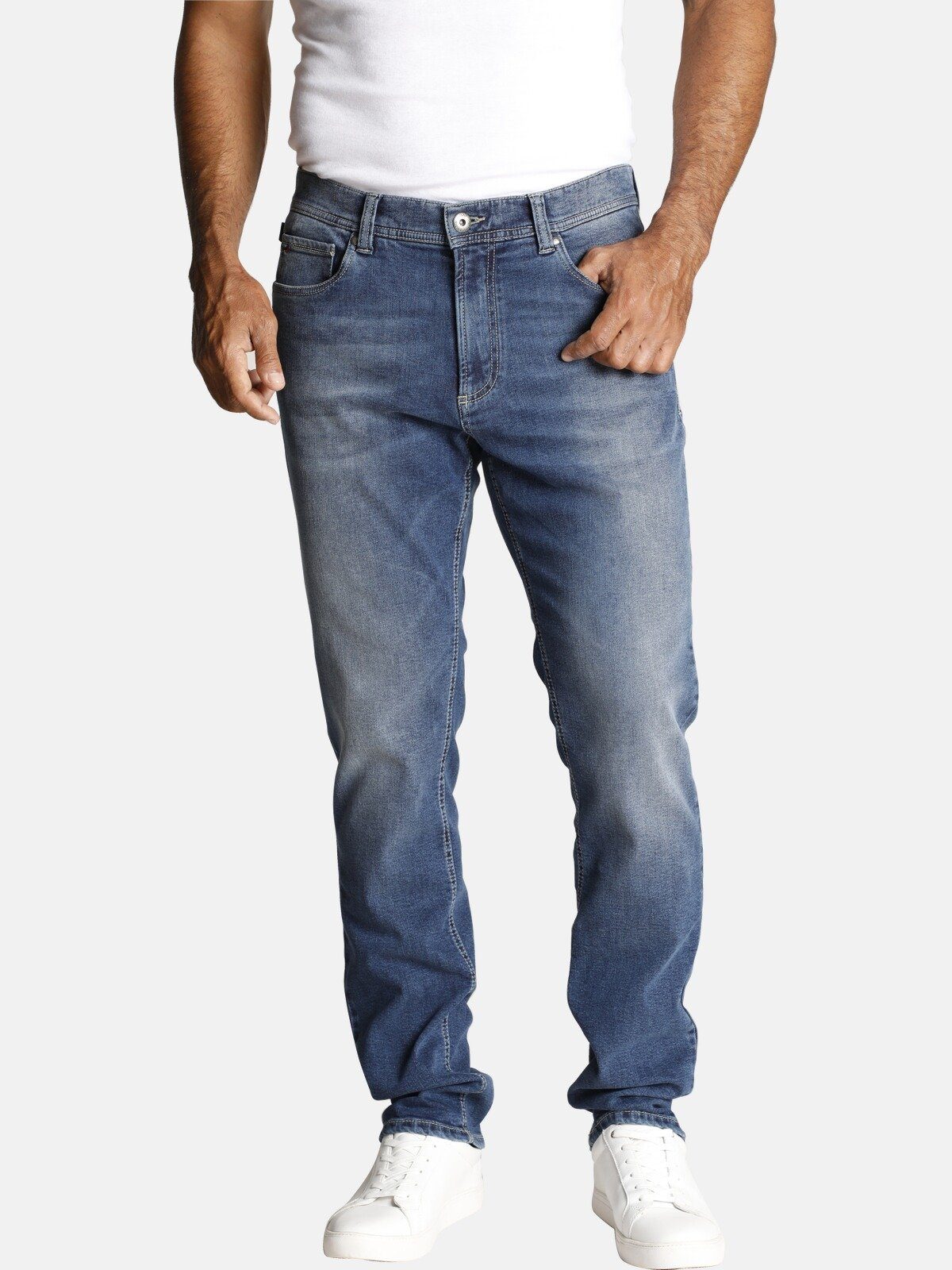 Jan Vanderstorm 5-Pocket-Jeans WALLNER Flexibles Material