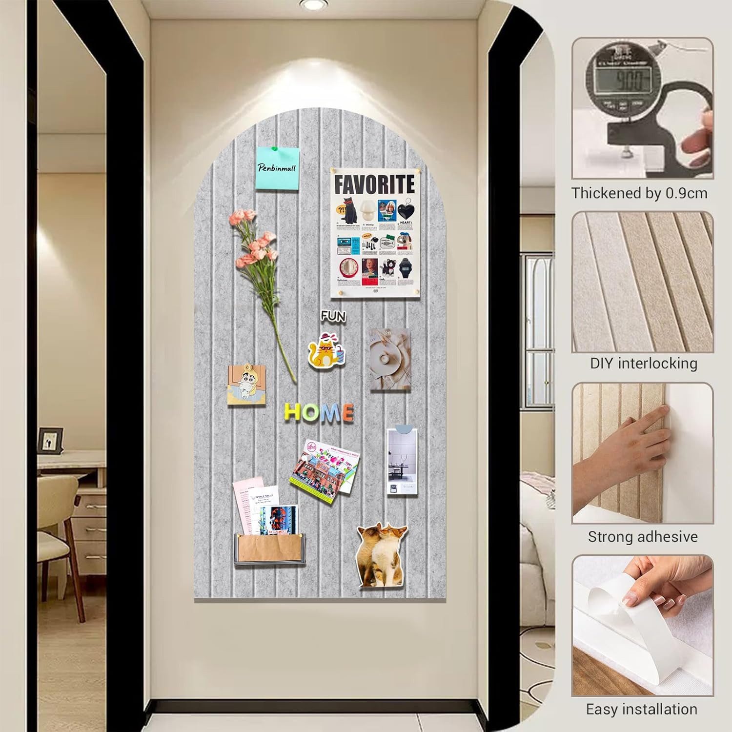 Coonoor Pinnwand Runde Ränder korkwand aus günstig online kaufen