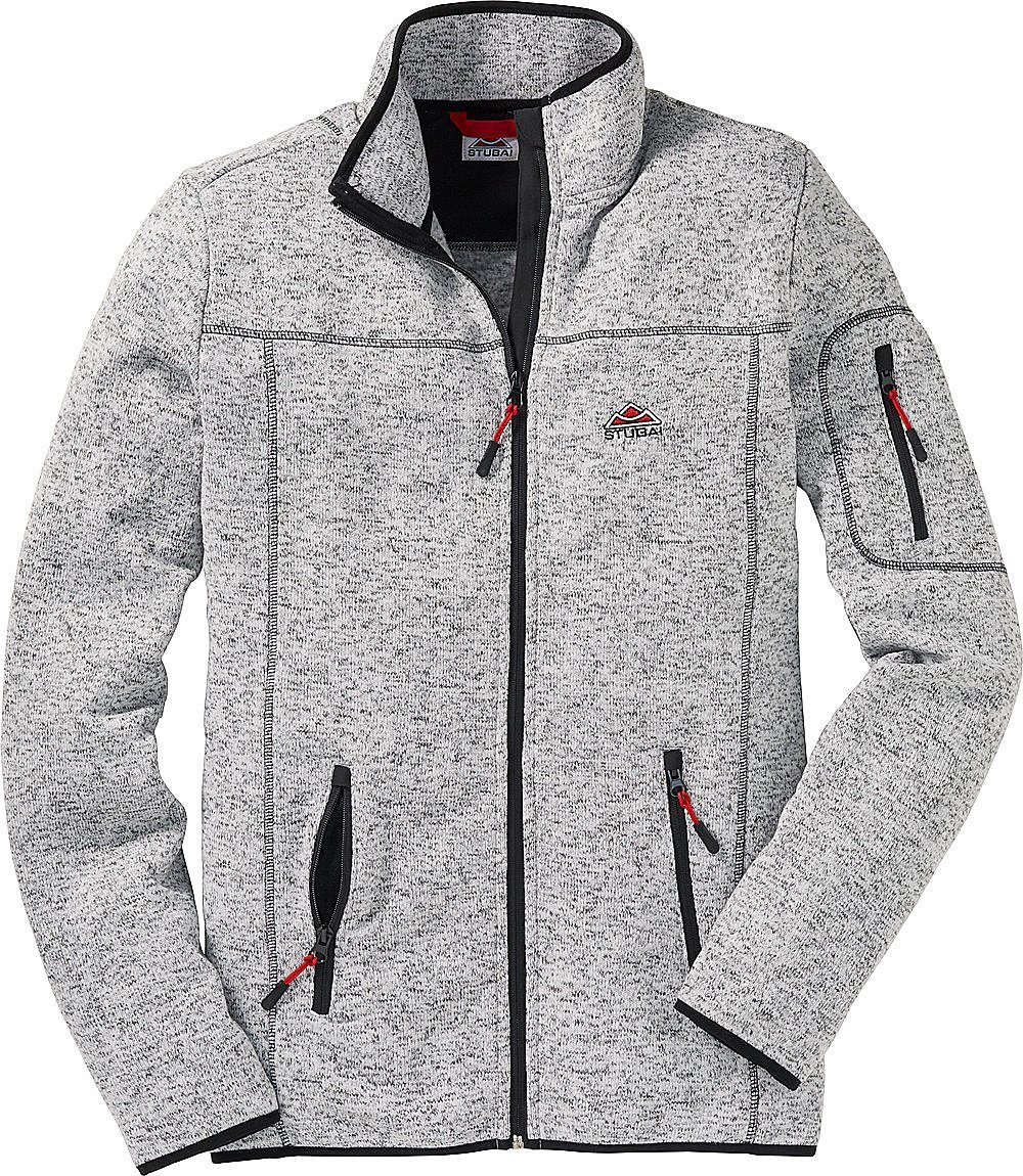 Stubai Strickfleecejacke Schnelltrocknend und atmungsaktiv