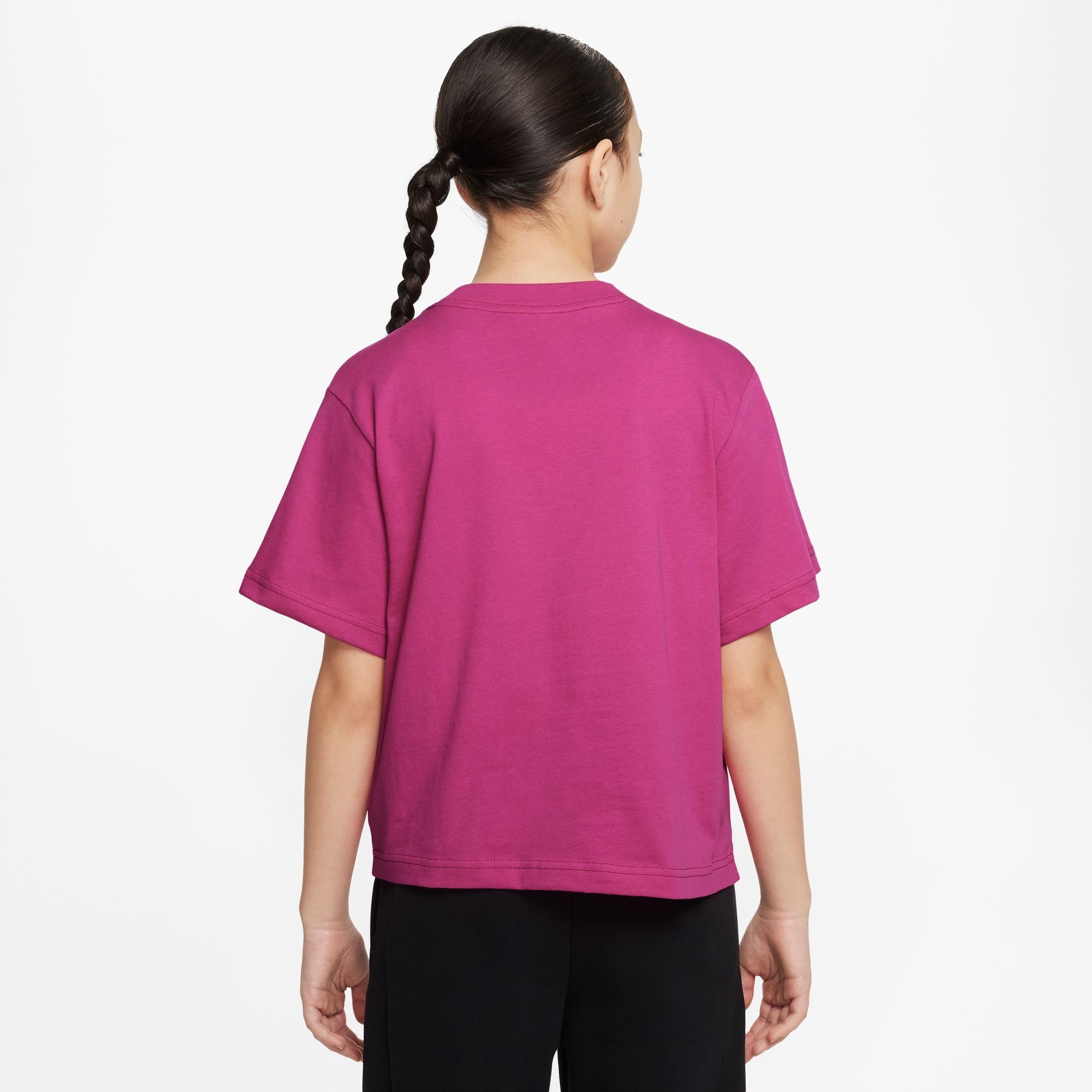 Nike Sportswear T-Shirt BIG KIDS' T-SHIRT (GIRLS) FIREBERRY