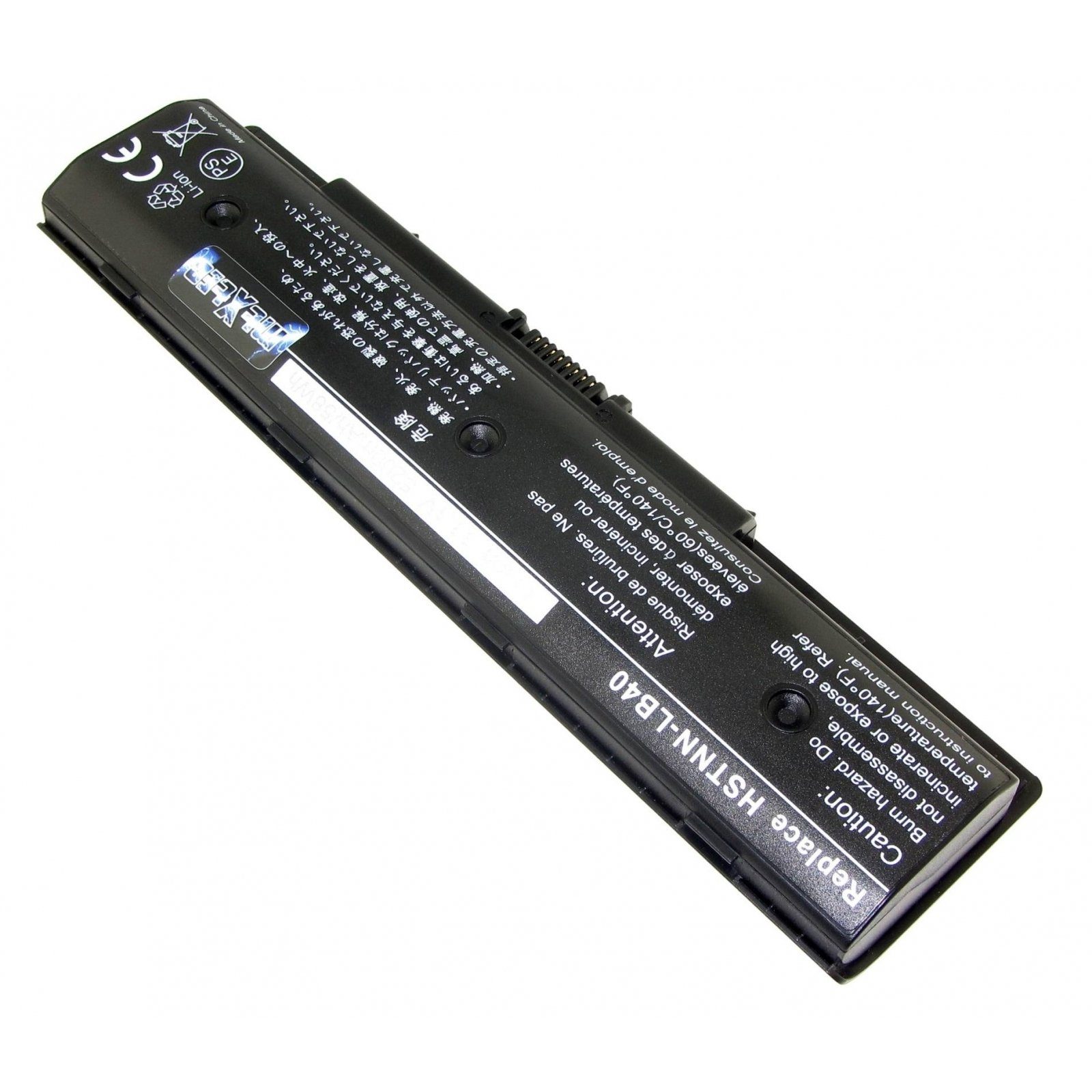 56 Akku Wh, 710416-001, Lithium-Ionen 5200mAh für 11.1V, 6 Zellen, LiIon, HP Laptop-Akku, (LiIon) MTXtec