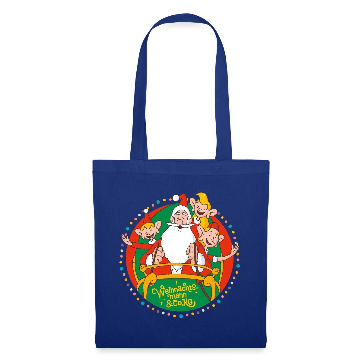 Henkeltasche Weihnachtsmann & Co. KG Logo Stoffbeutel
