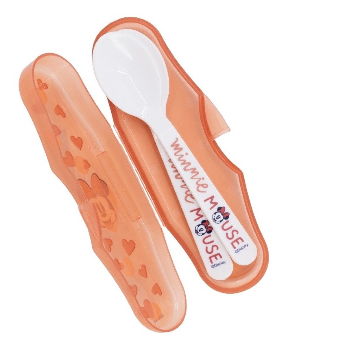 Disney Minnie Mouse Kinderbesteck Kinderlöffel Set 2-teilig im Reiseetui (2-tlg)