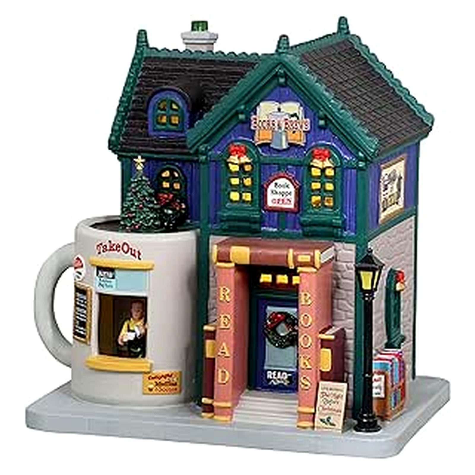LeMax Weihnachtsdorf LEMAX: Books And Brews Café (35038)