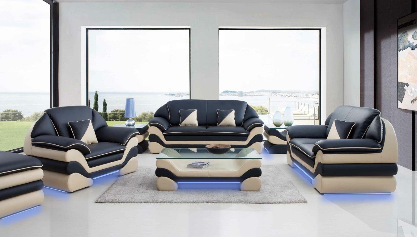 in Sitzer Sofas Leder Designer Europe 3 Couchen Couch Sofa Klassischer 3er, Made JVmoebel