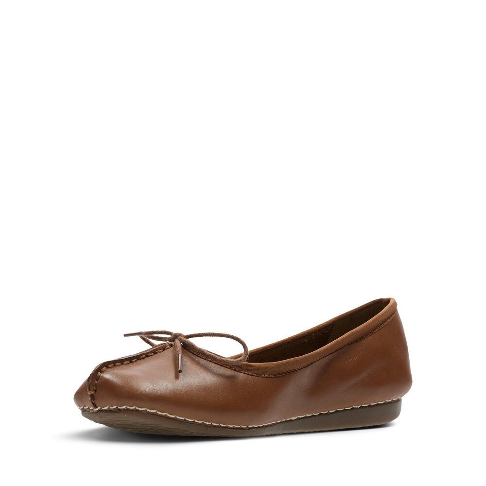 Clarks Clarks - Freckle Ice - 203529304 - Dark Tan Lea Ballerina