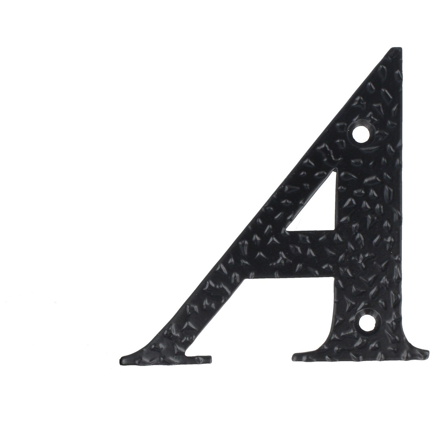 MS Beschläge Hausnummer Hausnummern Buchstaben Wandnummern Schwarz Metall