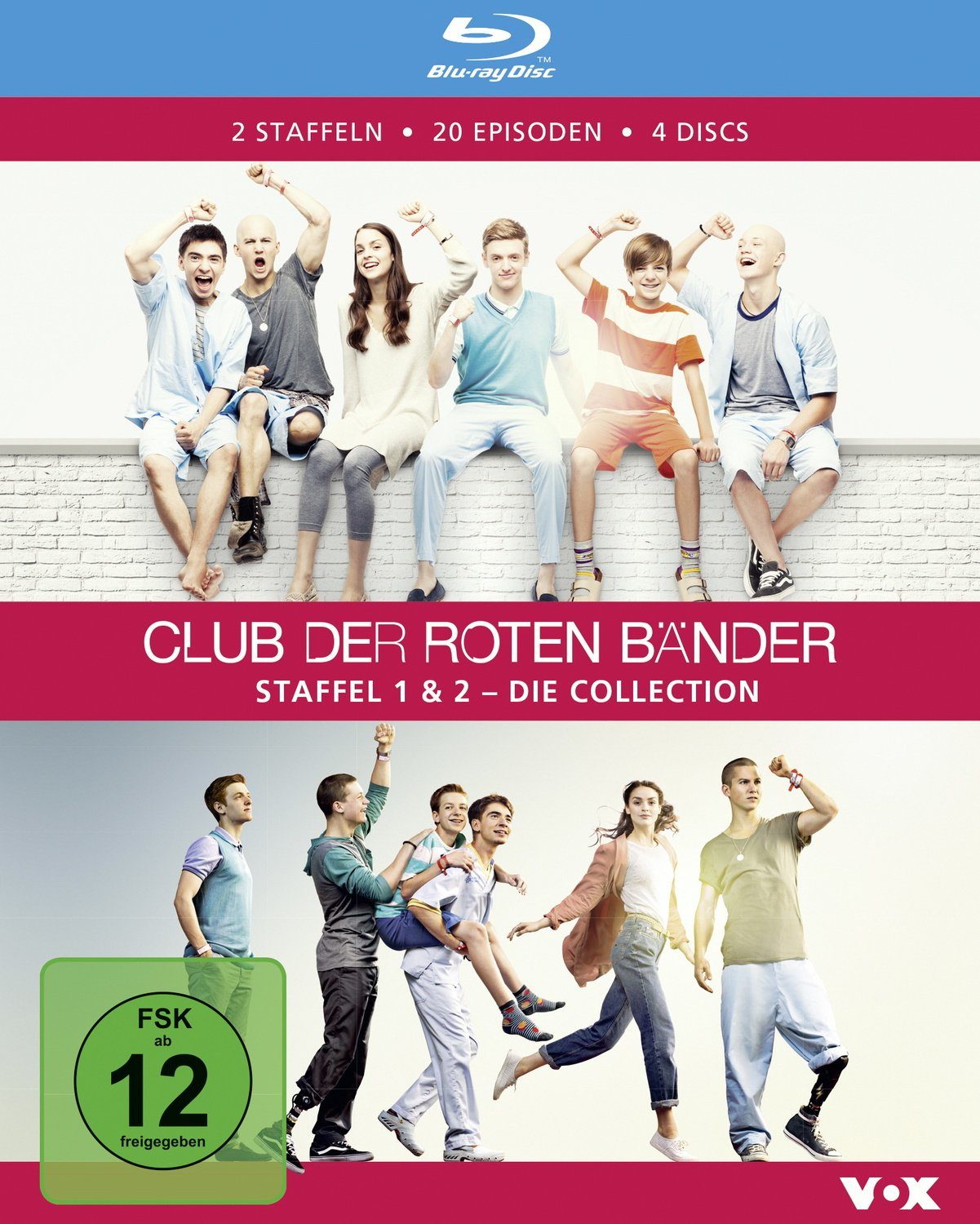 Sony Blu-ray Club der roten Bänder, Staffel 1 & 2 - Die Collection (4 Discs)