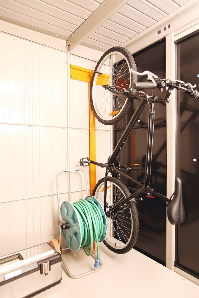 Wolff Fahrradwandhalterung, für Stahlgerätehaus »Yokohama«, »Sapporo«,  »Nagoya«, »Osaka«