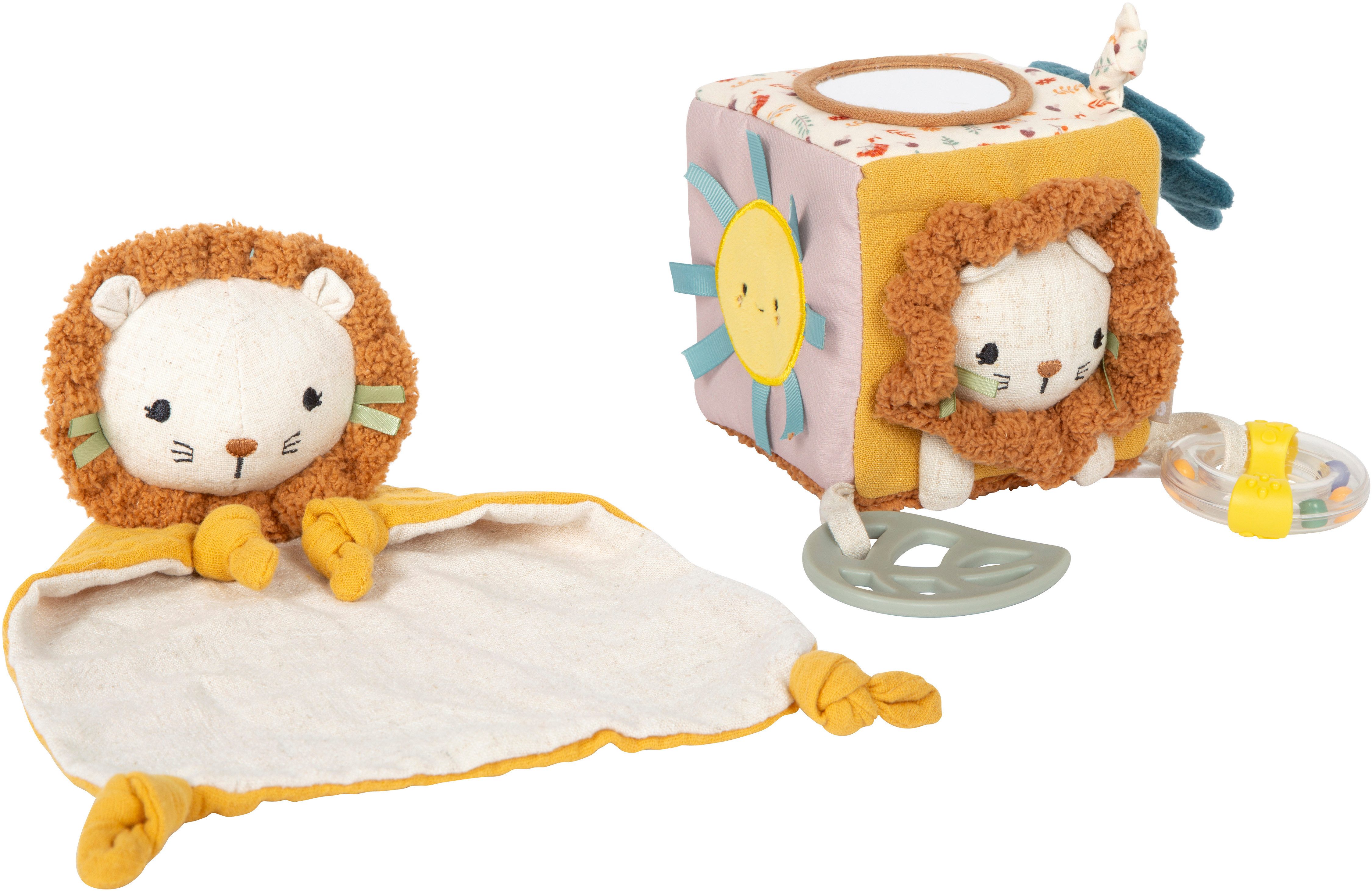 Small Foot Greifspielzeug Little Lion Schnuffeltuch und Spielwürfel (Set, 2-tlg)