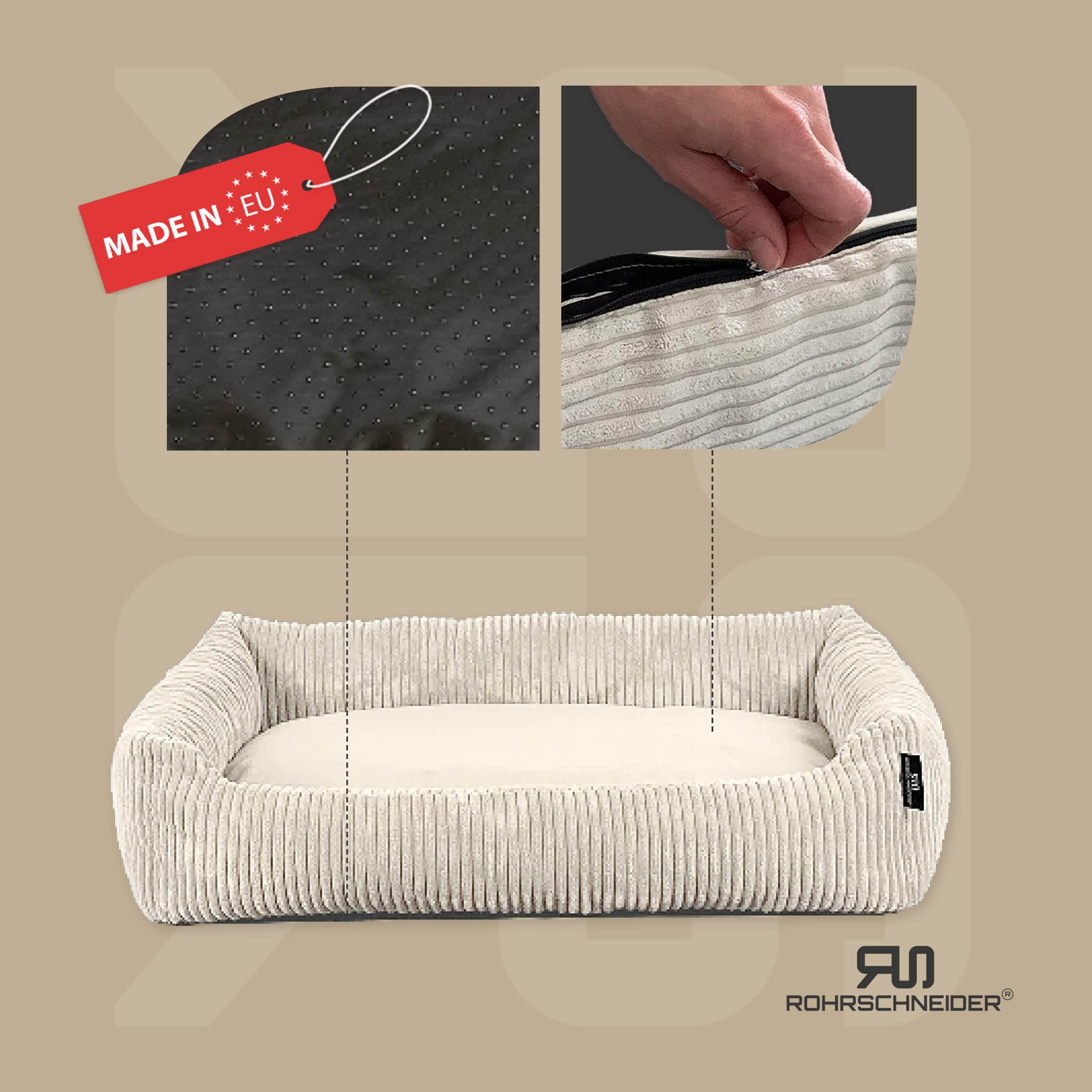 Rohrschneider Tierbett Hundebett Hundekorb Cordstoff, inkl. günstig online kaufen