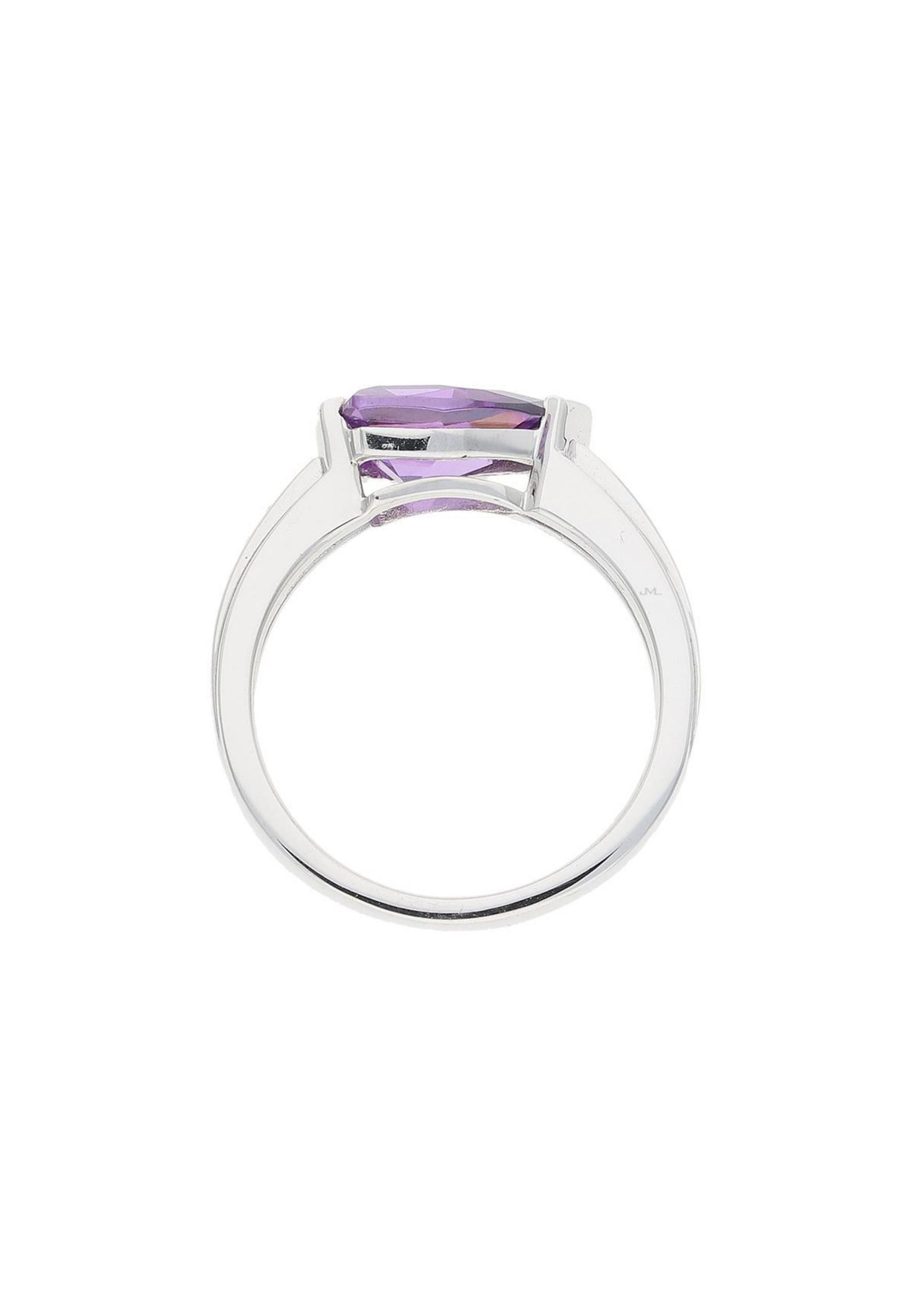 (1-tlg), Damen Zirkonia Silberring Silber 925/000, Silber Silberring inkl. Fingerring JuwelmaLux Schmuckschachtel Ring