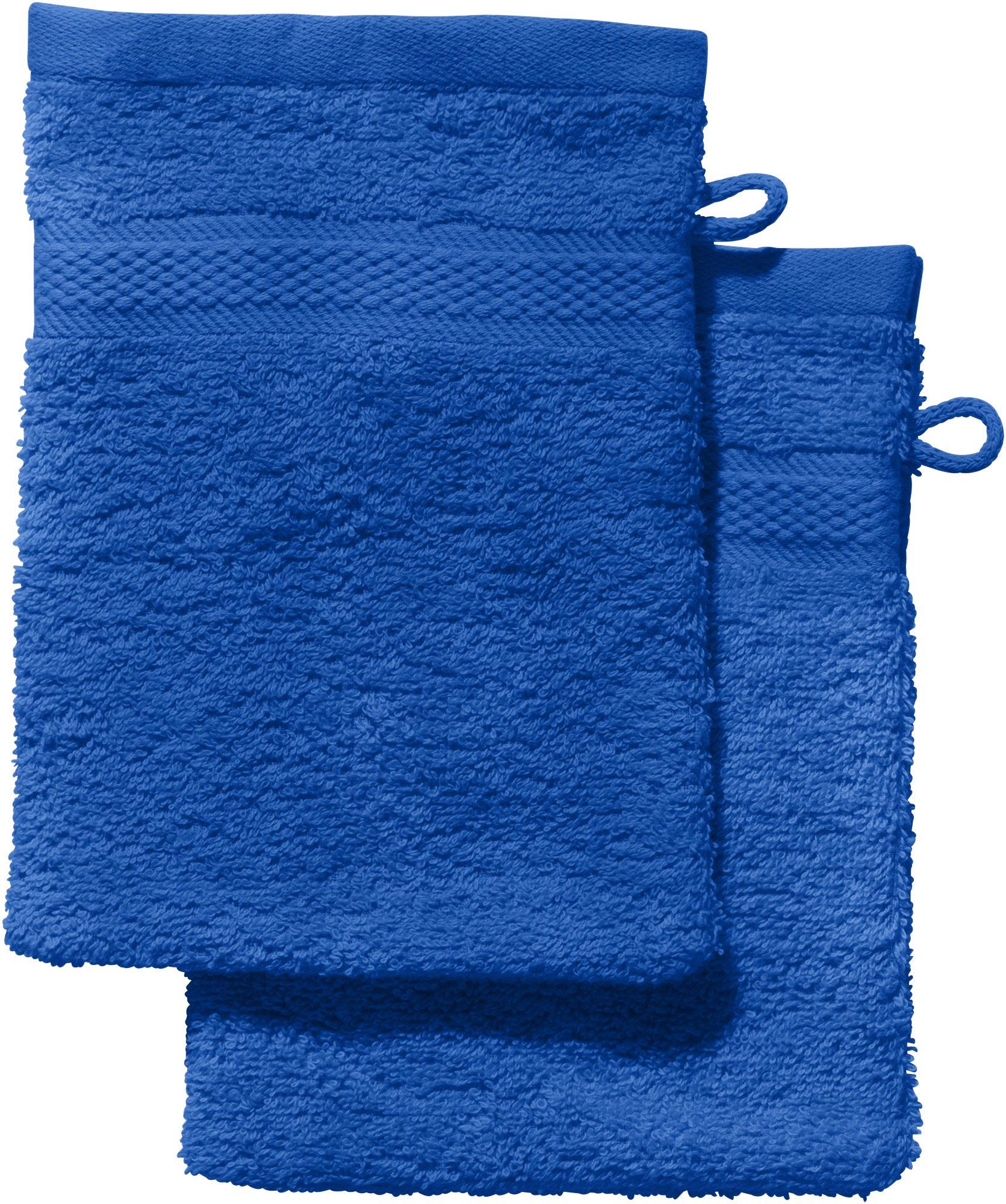 REDBEST Waschhandschuh Waschhandschuh "Chicago" 2er-Pack, Frottier, Walk-Frottier Uni