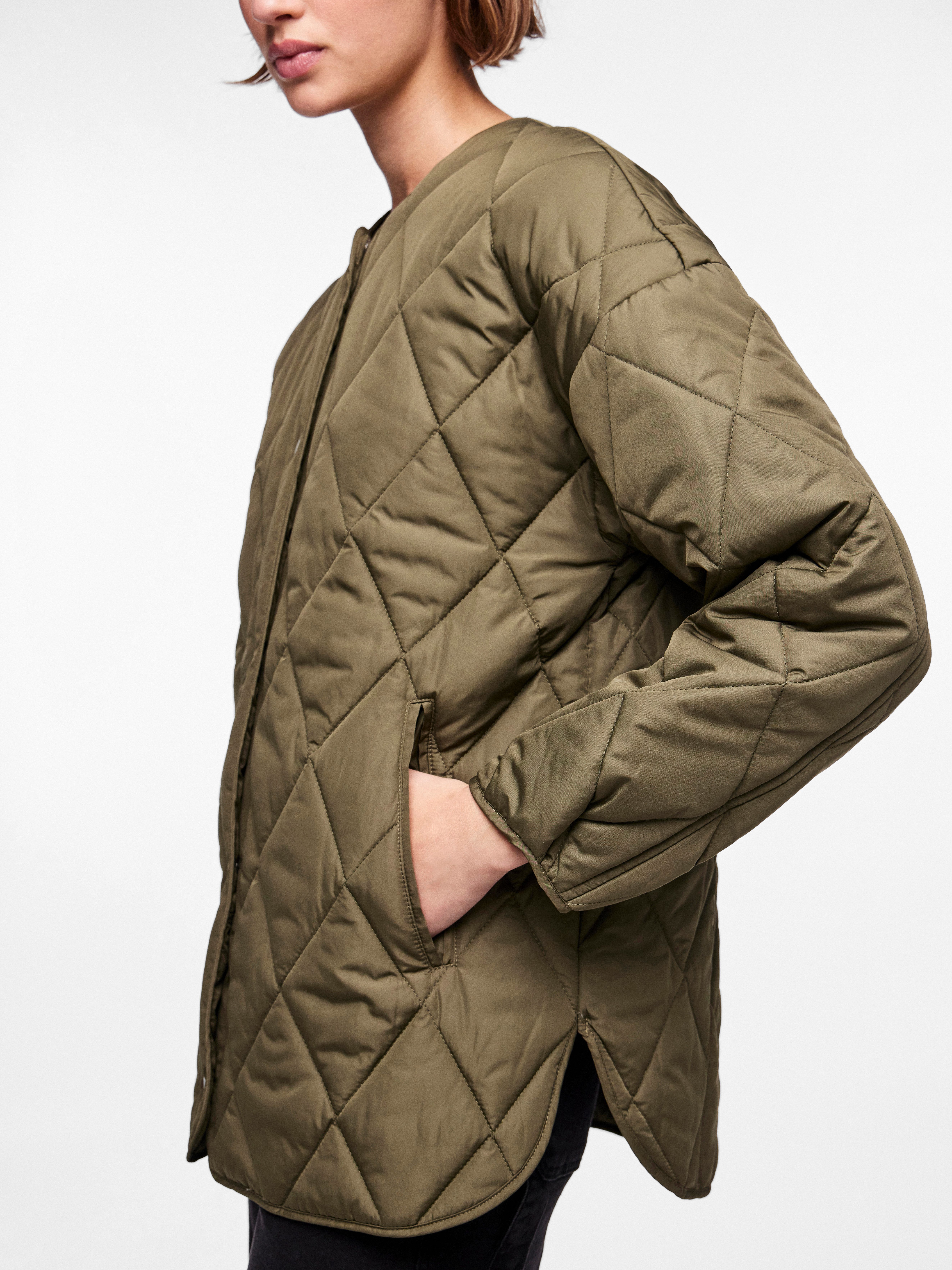 pieces Steppjacke PCSTELLA QUILTED JACKET NOOS BC Kunstfaser günstig online kaufen