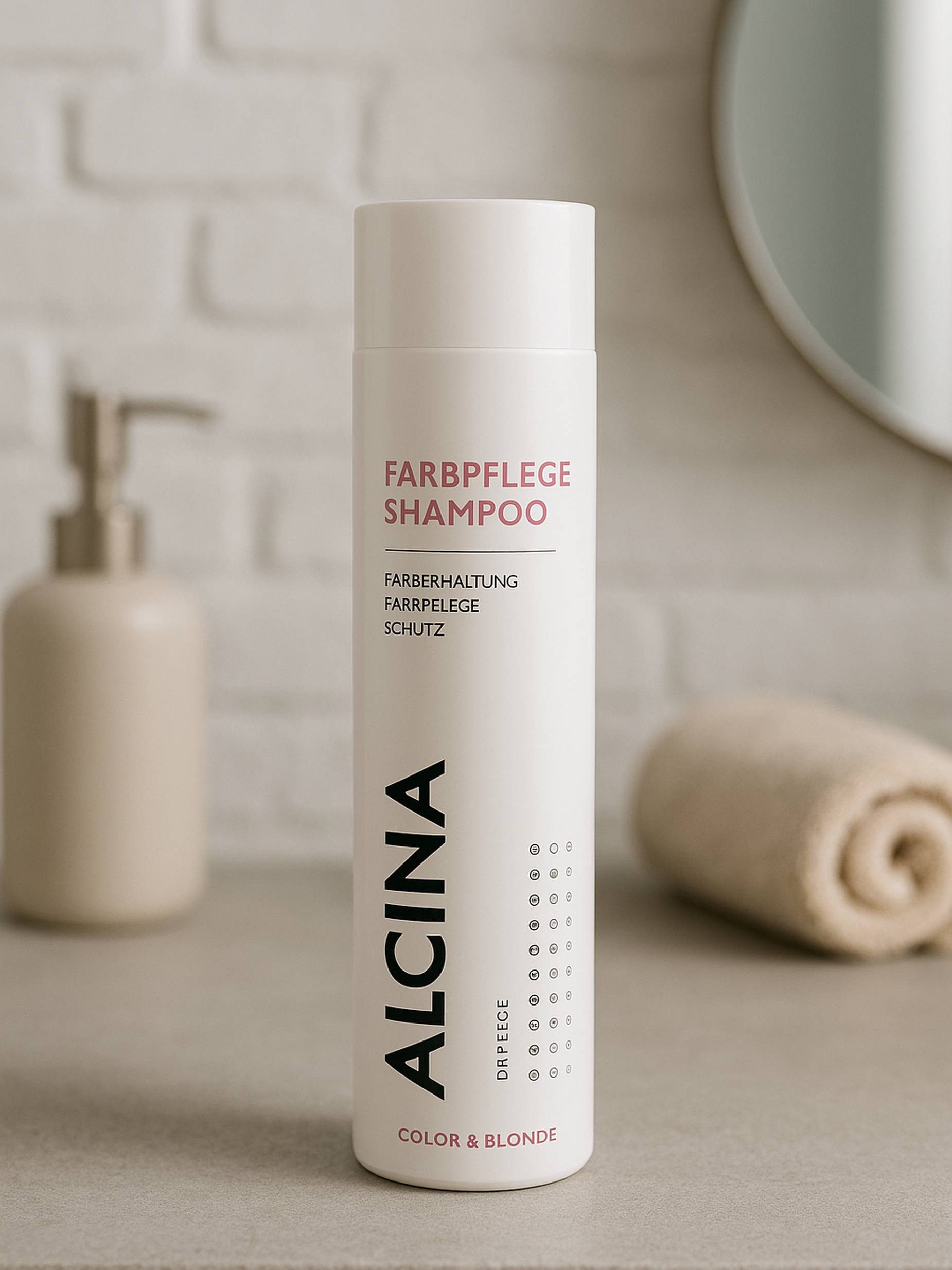 ALCINA Haarshampoo ALCINA Farbpflege Shampoo (250 ml) Farbschutz & Pflege für coloriertes, reichhaltig