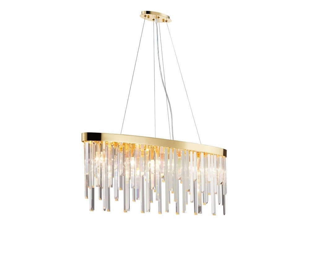 PGA-Lights Pendelleuchte Pendelleuchte Starnberg Länge 90cm mit funkelnden günstig online kaufen