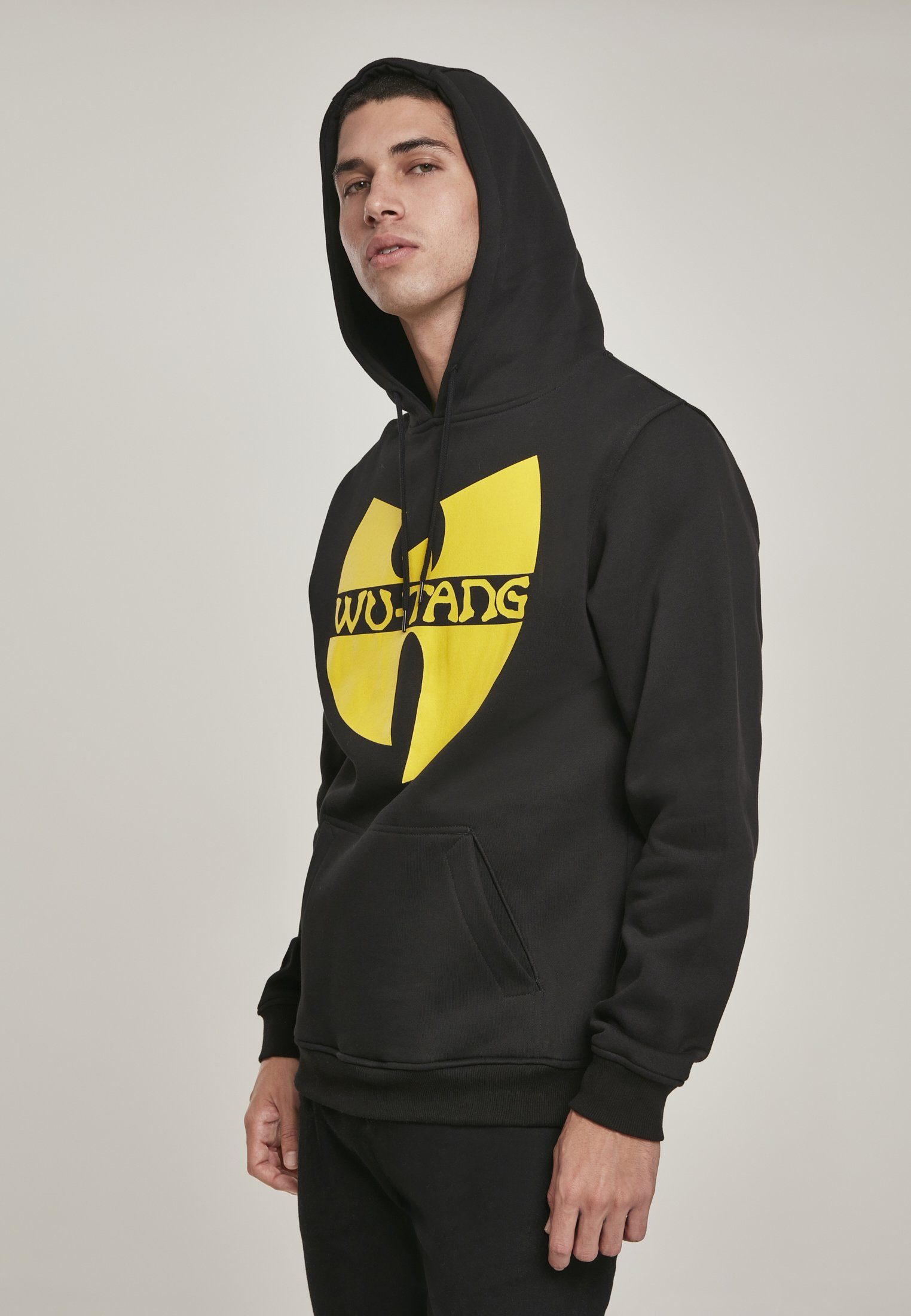 Sweater (1-tlg) Wear black Wu Wu-Wear Hoody Logo