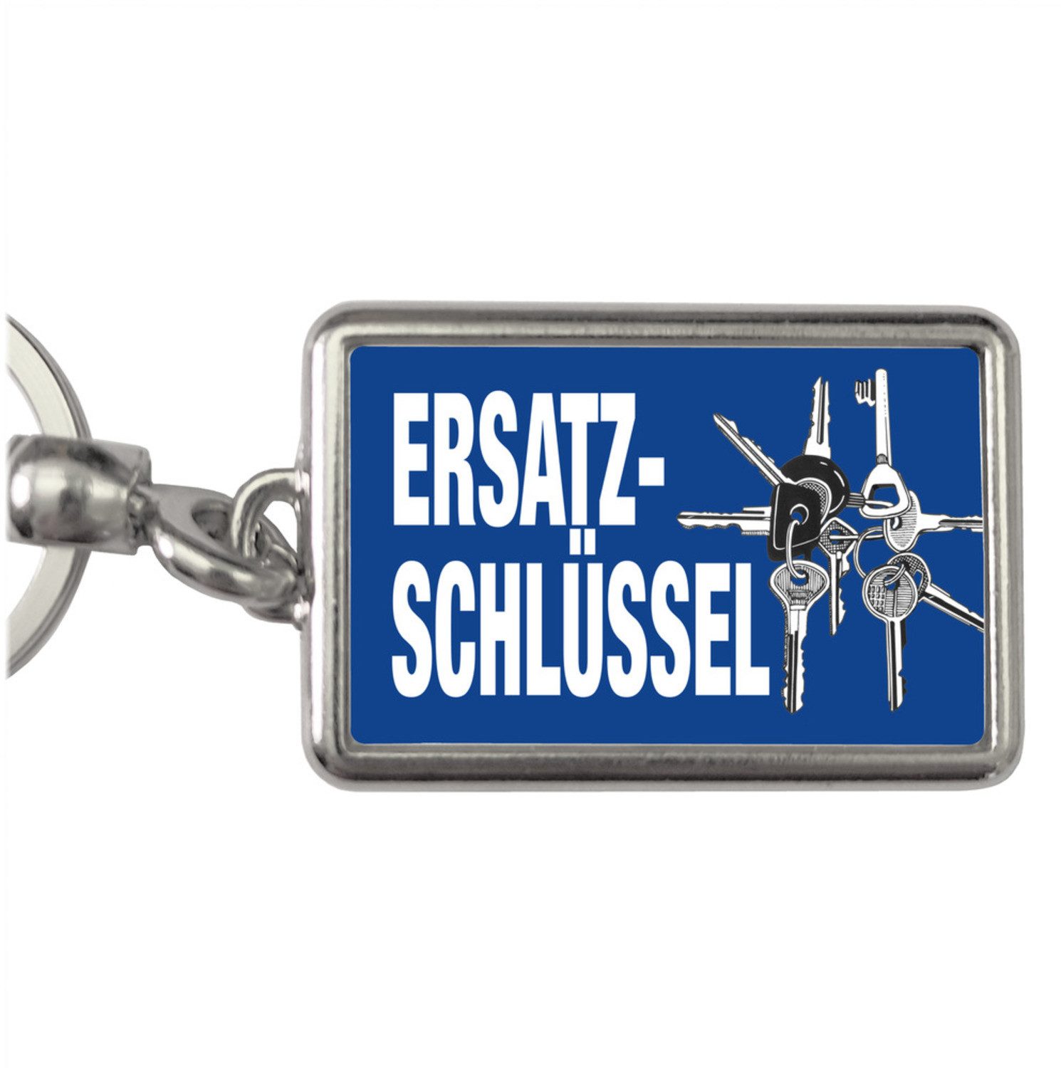 speecheese Schlüsselanhänger Ersatzschlüssel Schlüsselanhänger mit Schlüsselbund-Motiv in Blau