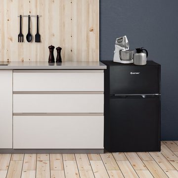 COSTWAY Kühlschrank EP23347DE/BCD-95, 85 cm hoch, 48 cm breit, 85L, Gefrierfach