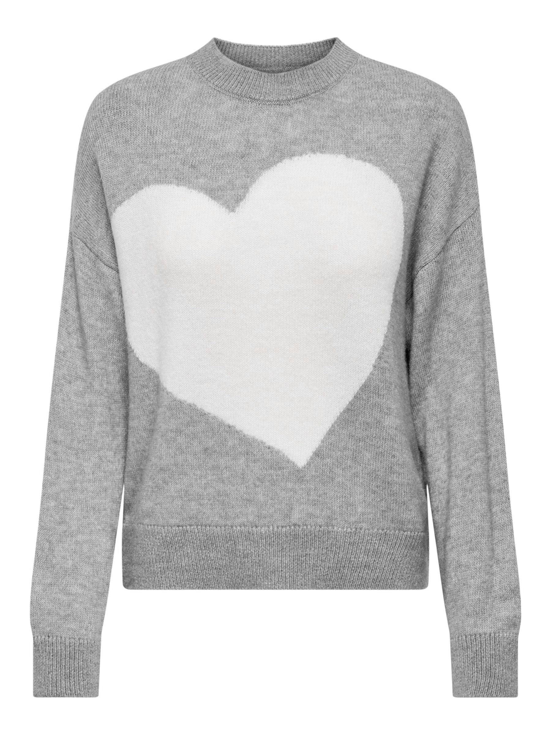 JACQUELINE de YONG Strickpullover Weicher Cozy Strickpullover mit großem He günstig online kaufen