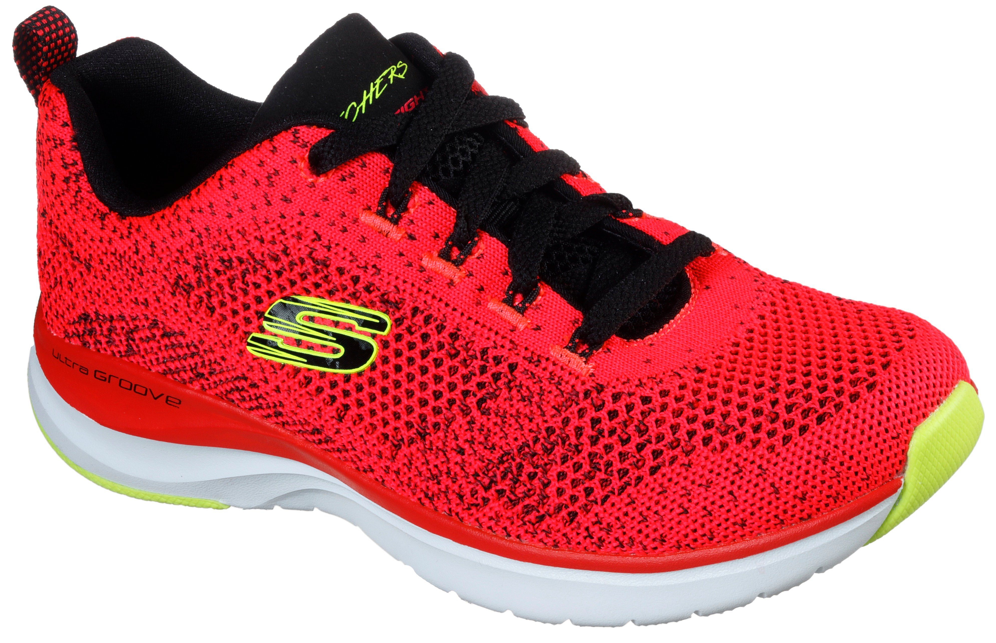 Skechers »Ultra Groove« Sneaker mit dezenten Neon Besatz Skechers »Ultra Groove« Sneaker mit dezenten Neon Besatz