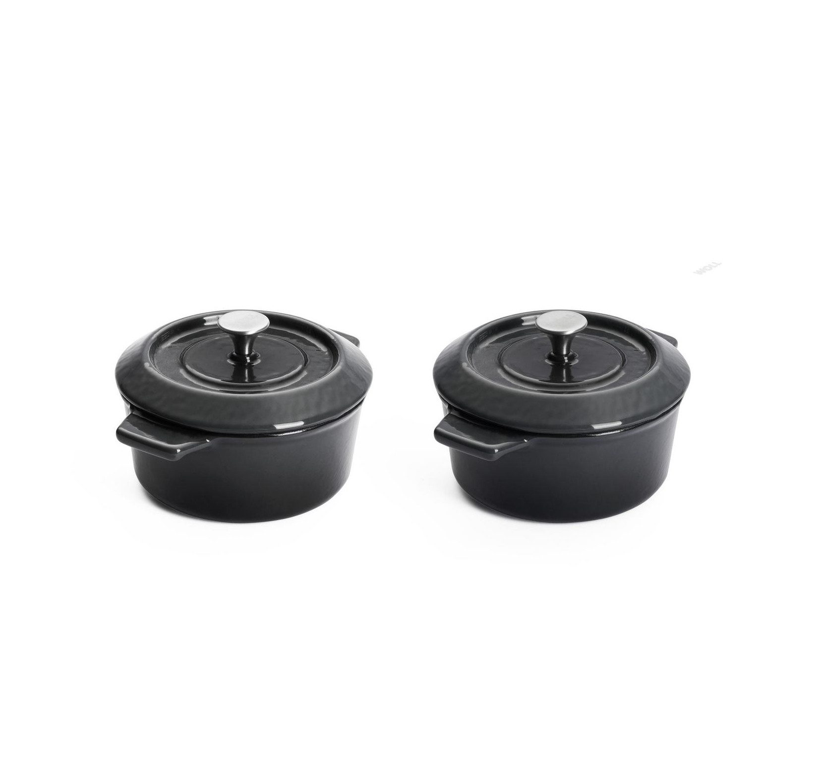 WOLL Kasserolle 2er Set Mini-Kasserollen Ø 10 cm Iron, Gusseisen (Set, 2-tlg)