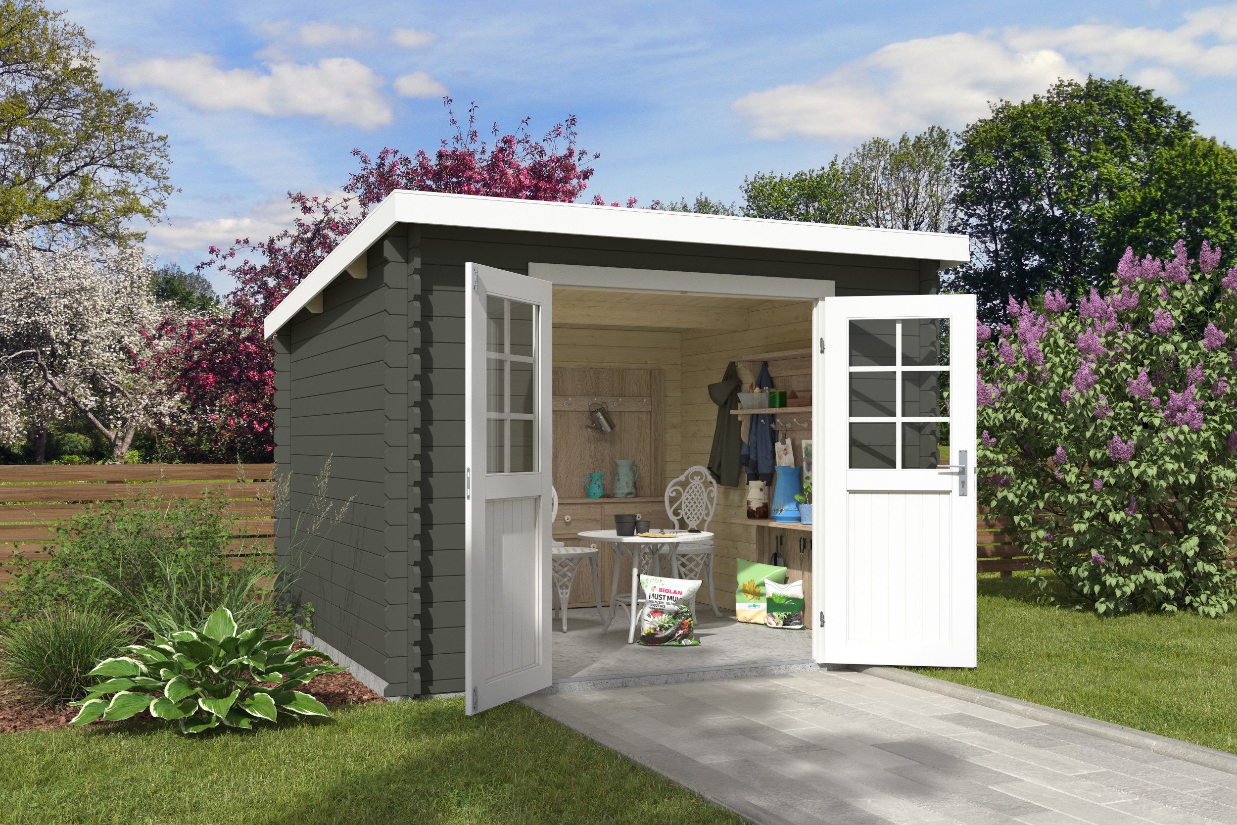 Nordic Holz Gartenhaus San Jose 275, BxT: 295x313,9 cm