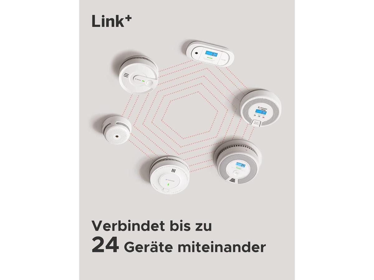 X-SENSE XC01-M CO-Melder (LCD-Display, App gesteuert, integrierter Figaro-CO-Sensor)