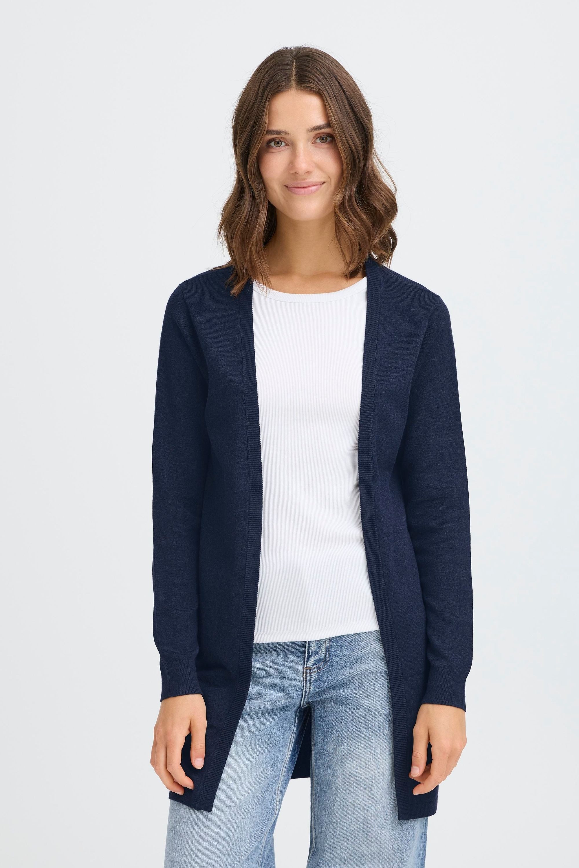 OXMO Strickjacke OXAIDA LONG CARDIGAN Moderner Cardigan günstig online kaufen