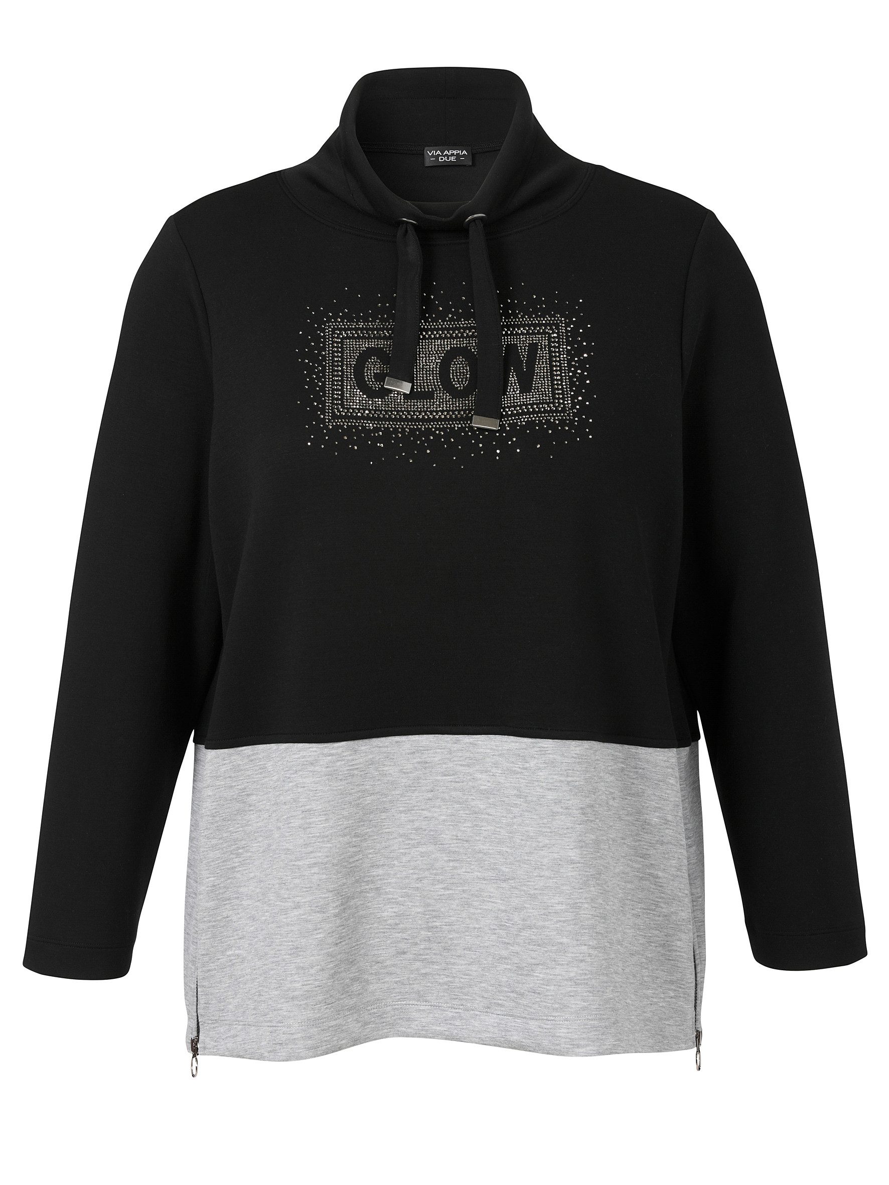 VIA APPIA Sweatshirt Sweatshirt Kragen 1/1 Arm günstig online kaufen