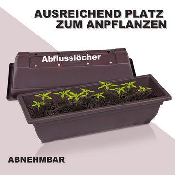 BIGTREE Pflanzentreppe Mehrstöckige Blumenständer mit Blumenkästen (5 St)