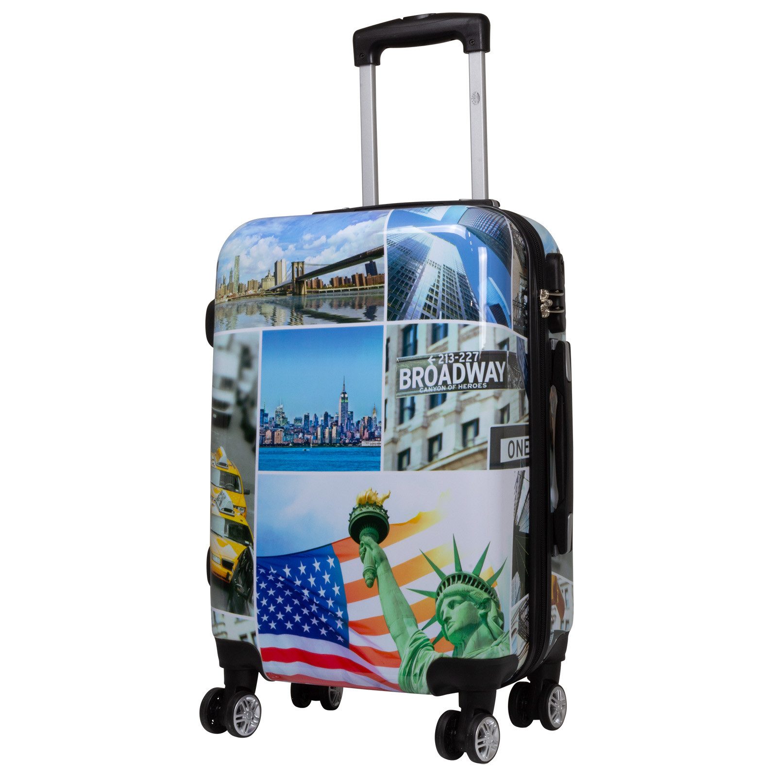 Trendyshop365 Hartschalen-Trolley Liberty, bunter Koffer mit günstig online kaufen
